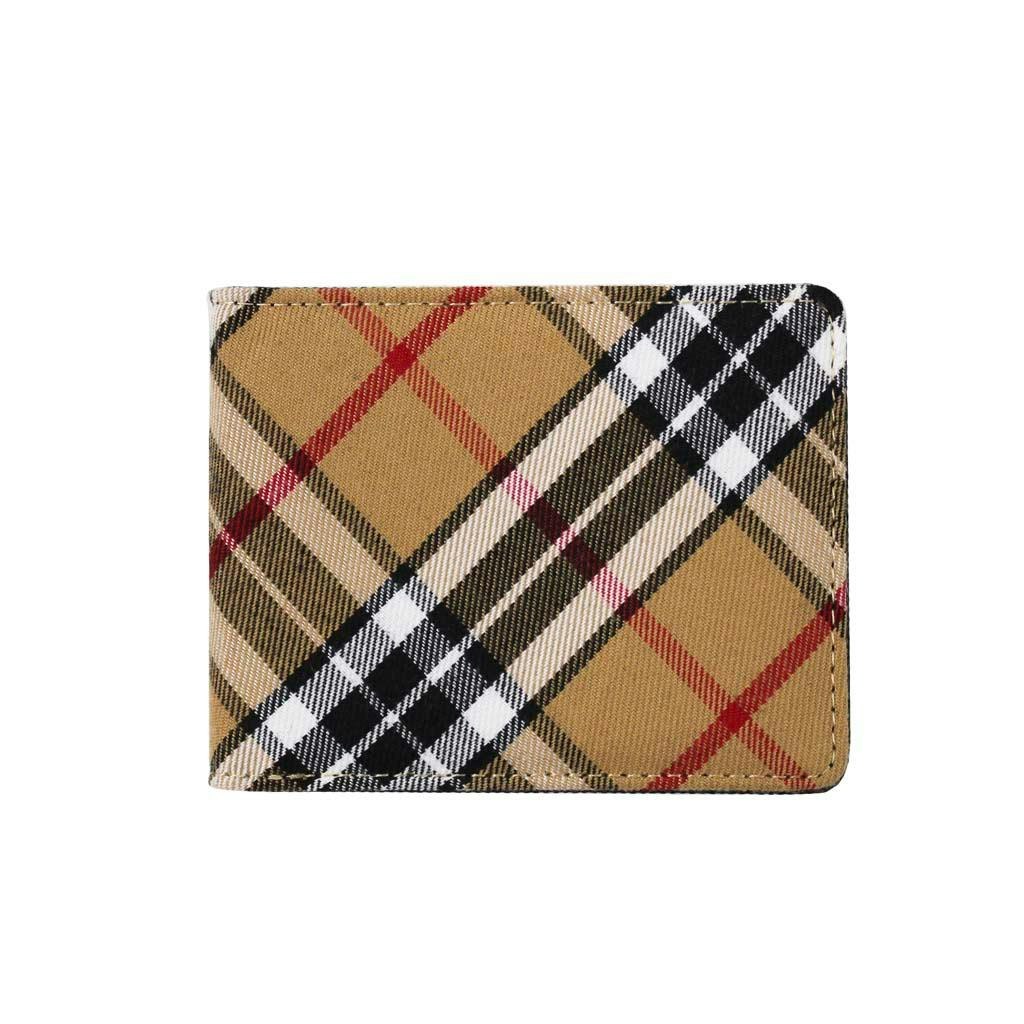 Heritage Traditions Classic Tartan Wallet - Camel Thomson