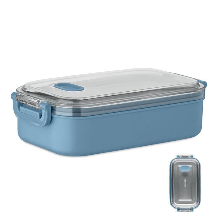 Rackhams Hoagie Polypropylene Lunch Box - Petrol - One Size - Petrol - 100% Mixed