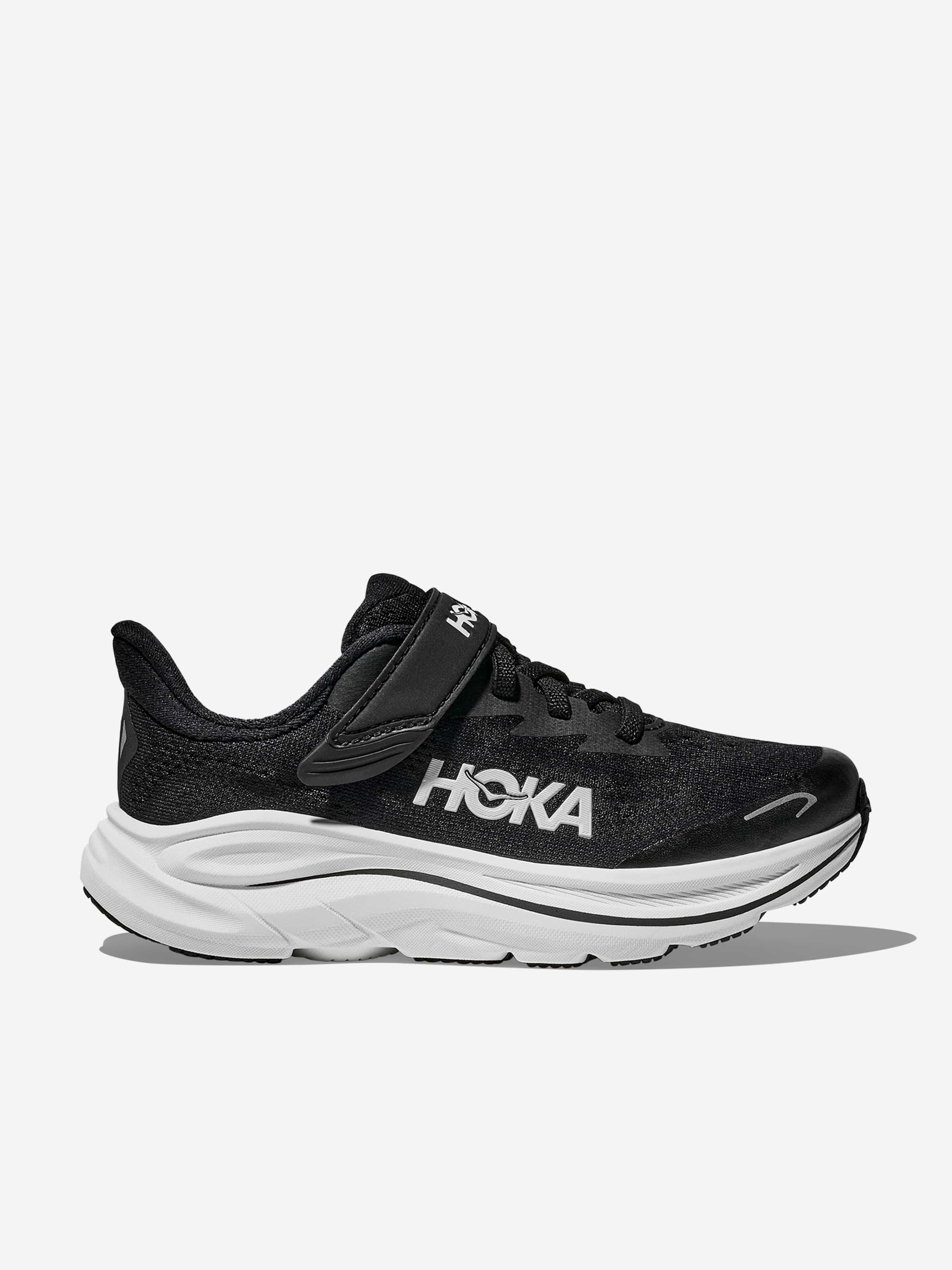 Hoka Black Kids Clifton 10 Trainers In - Eu 34.5 Uk 1.5