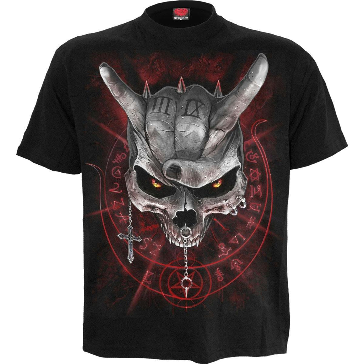 Spiral Direct Black Never Too Loud - Kids T-Shirt - L - Digital