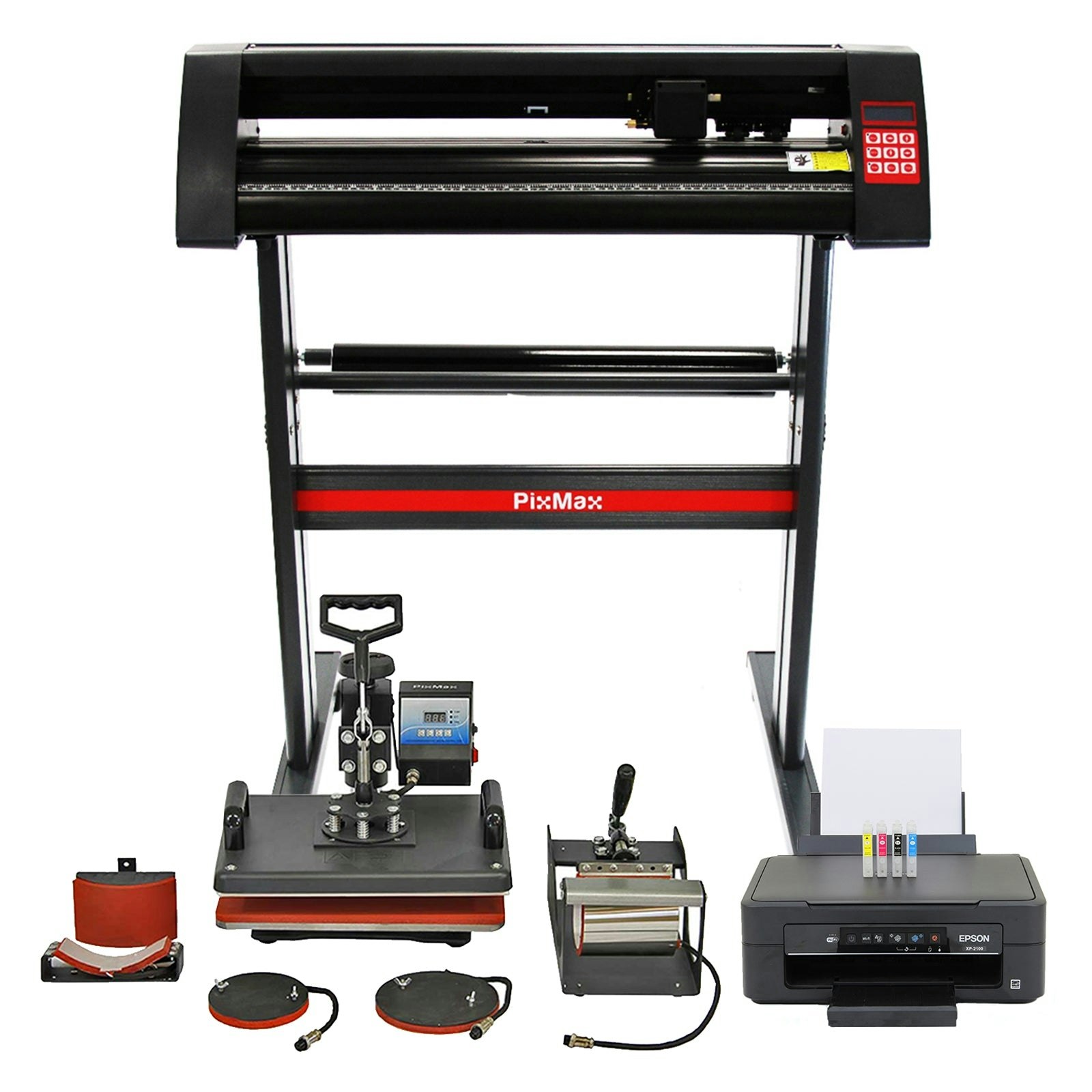 Pixmax Vinyl Cutter, 5 In 1 Combo, Ciss, Value Printer