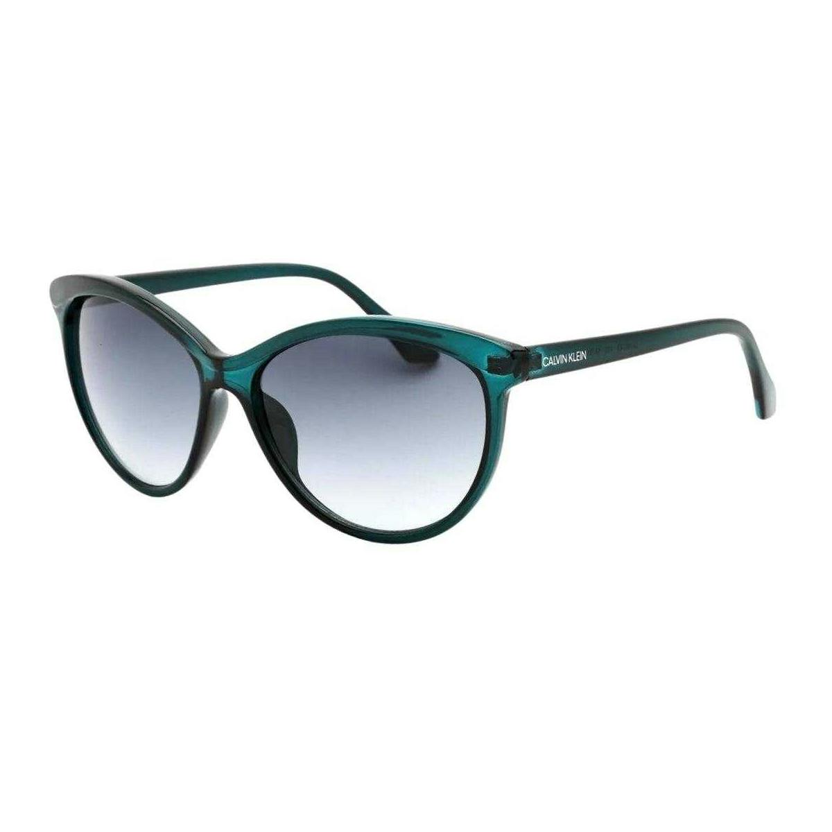 Calvin Klein Men's Grey Ck19534s 430 Gradient Sunglasses - Teal/ - One Size - 100% Mixed