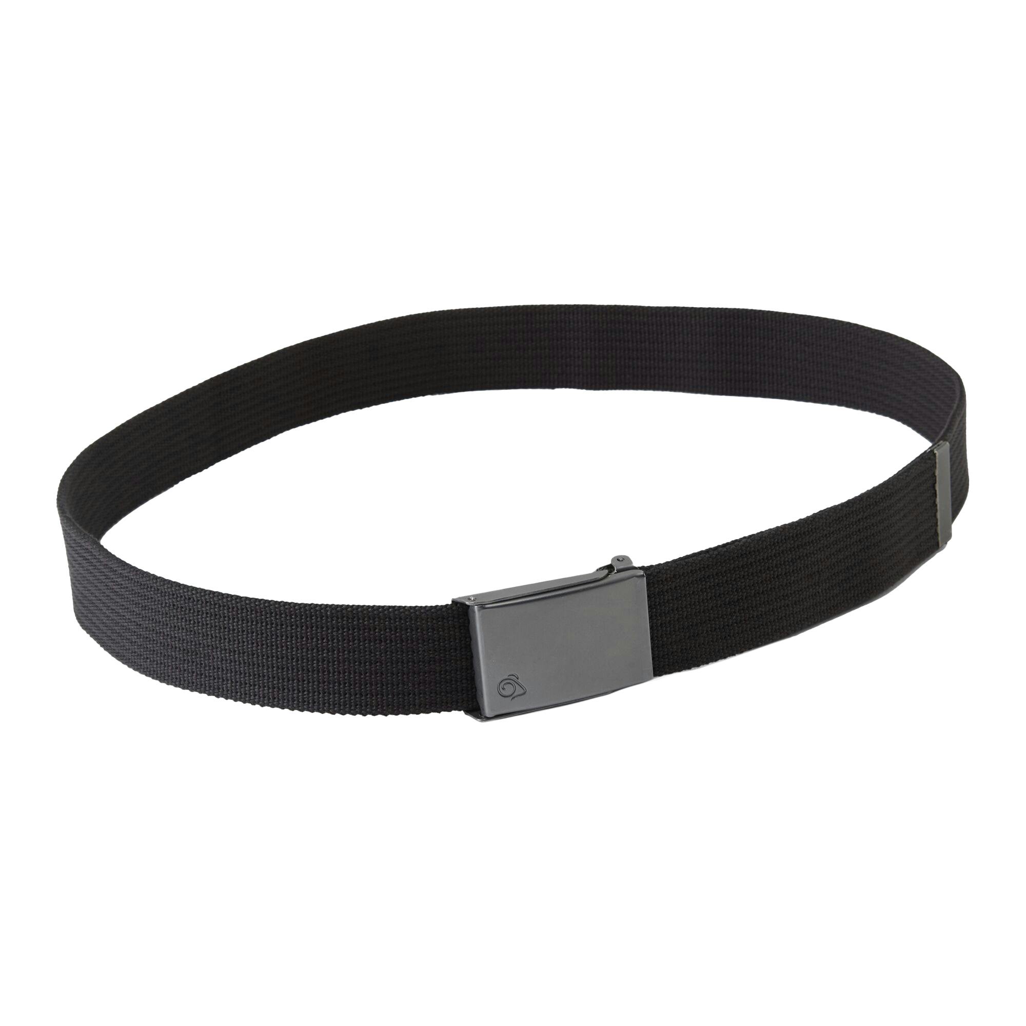 Craghoppers Explorer Logo Belt - Charcoal - M-L - Charcoal - 100% Polyester