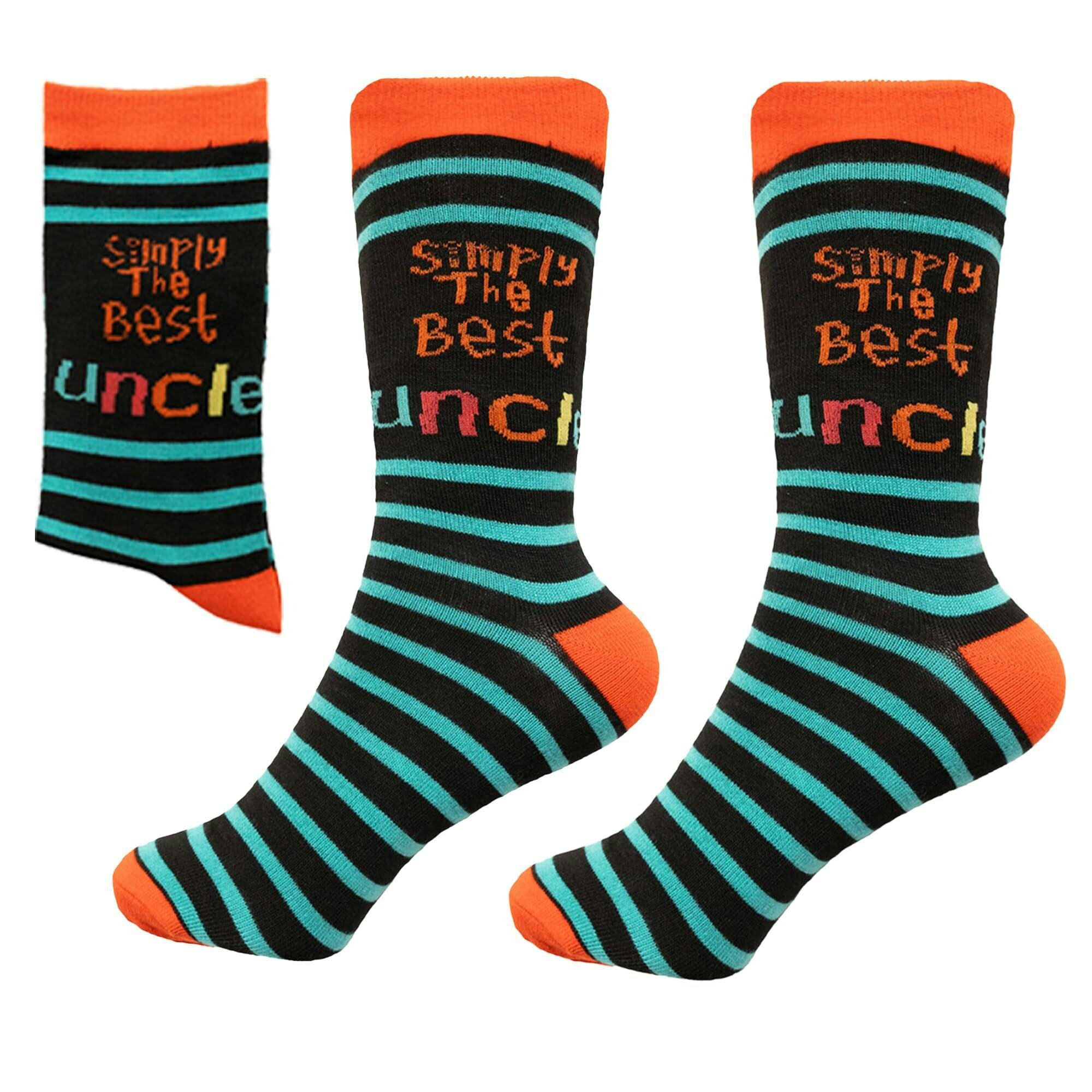 Shatchi 35Cm Uncle Socks With Cotton Blend Comfort For Everyday Wear And Gifting - 35Cm X 25Cm X 2.5Cm - Cotton