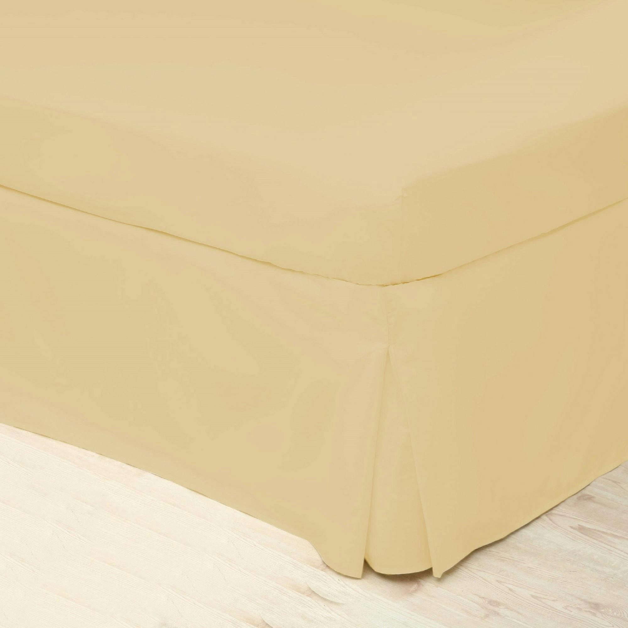 Belledorm Easycare Percale Platform Valance - Honeydew - Kingsize - Honeydew - 50% Cotton/50% Polyester