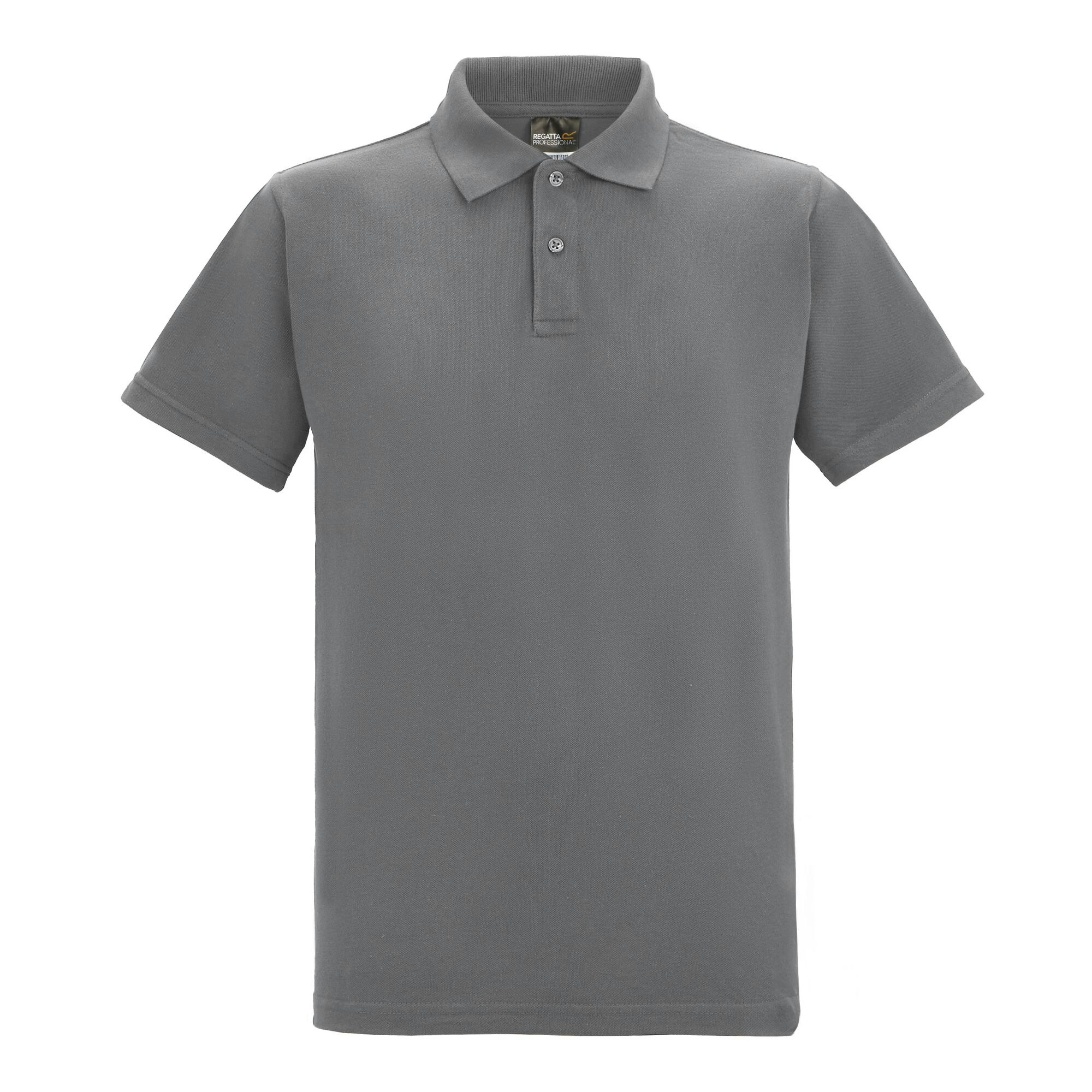 Regatta Men's Grey Professional Pique Polo Shirt - Small