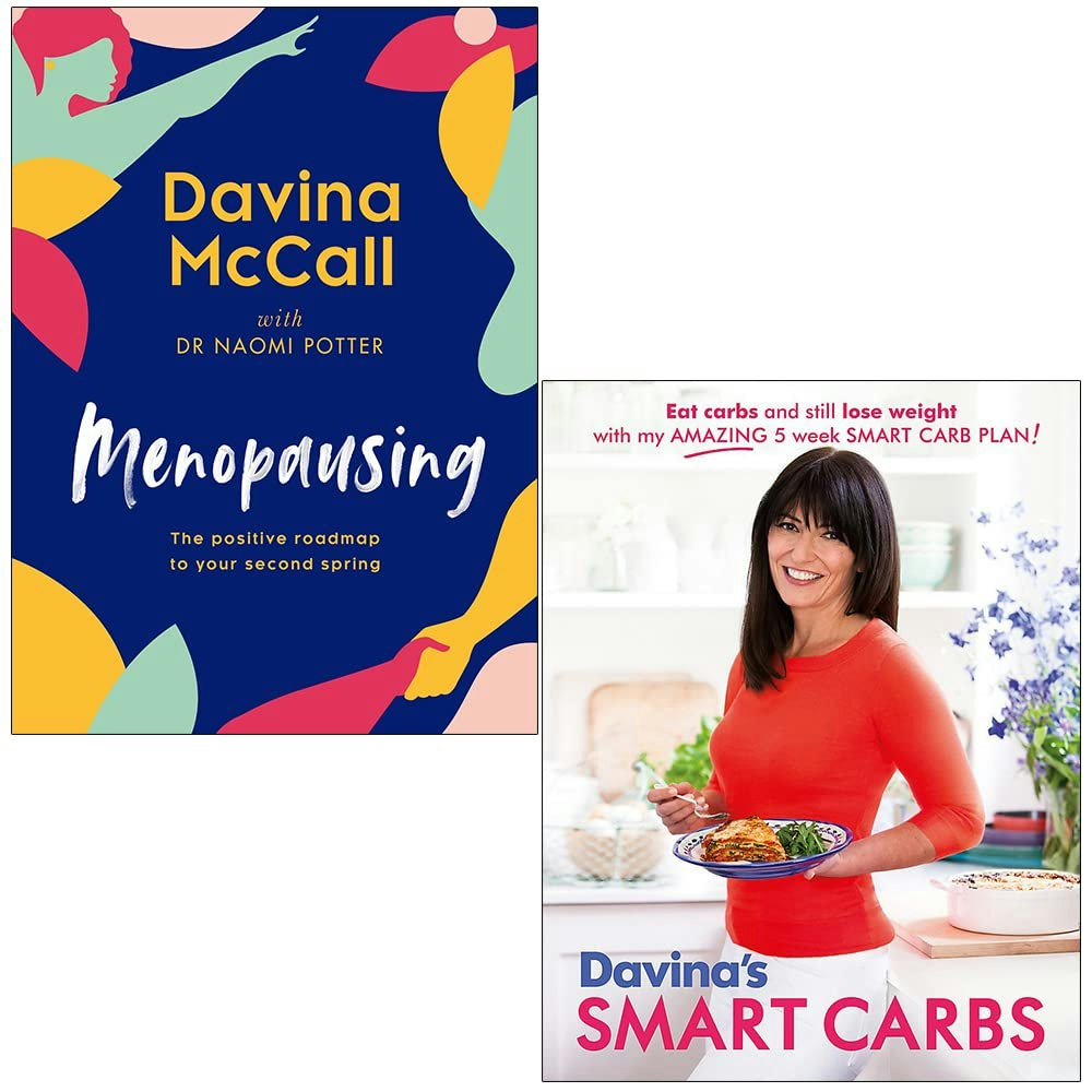 Hq/Orion Ltd Women's Davina Mccall Collection 2 Books Set (Menopausing [Hardcover] & Davina's Smart Carbs)