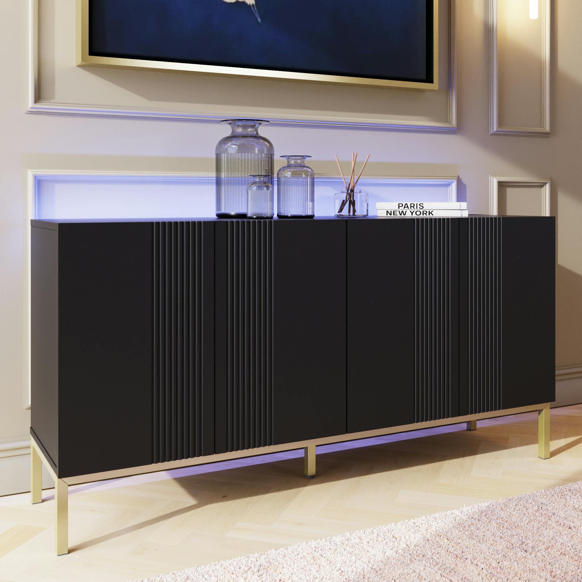 Rackhams Black Frank Olsen Iona Large Sideboard