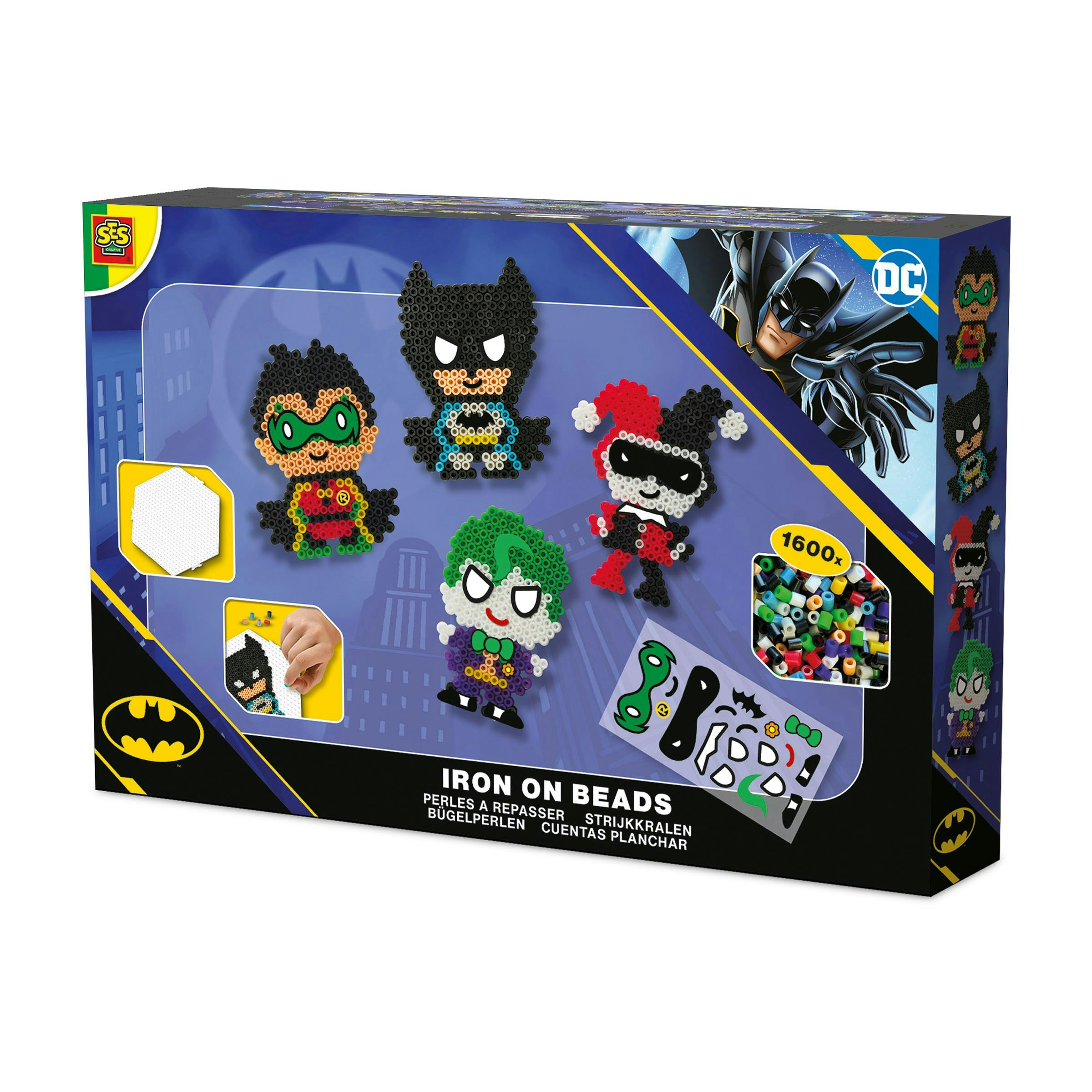 Ses Creative Dc Batman - Iron On Beads Figuures Set