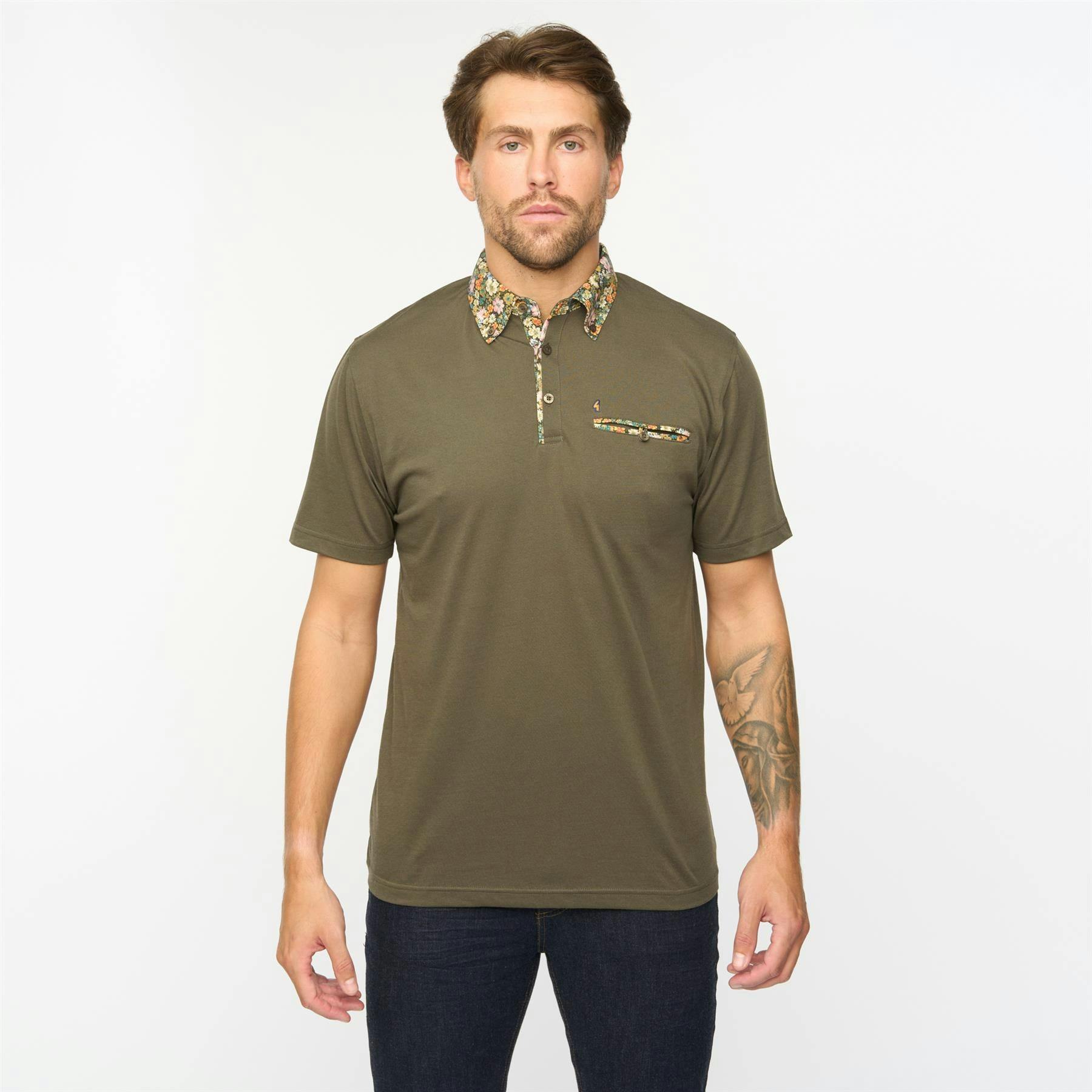Gabicci Light G55x07 Short Sleeve Jersey Shirt Classic Ivy - S
