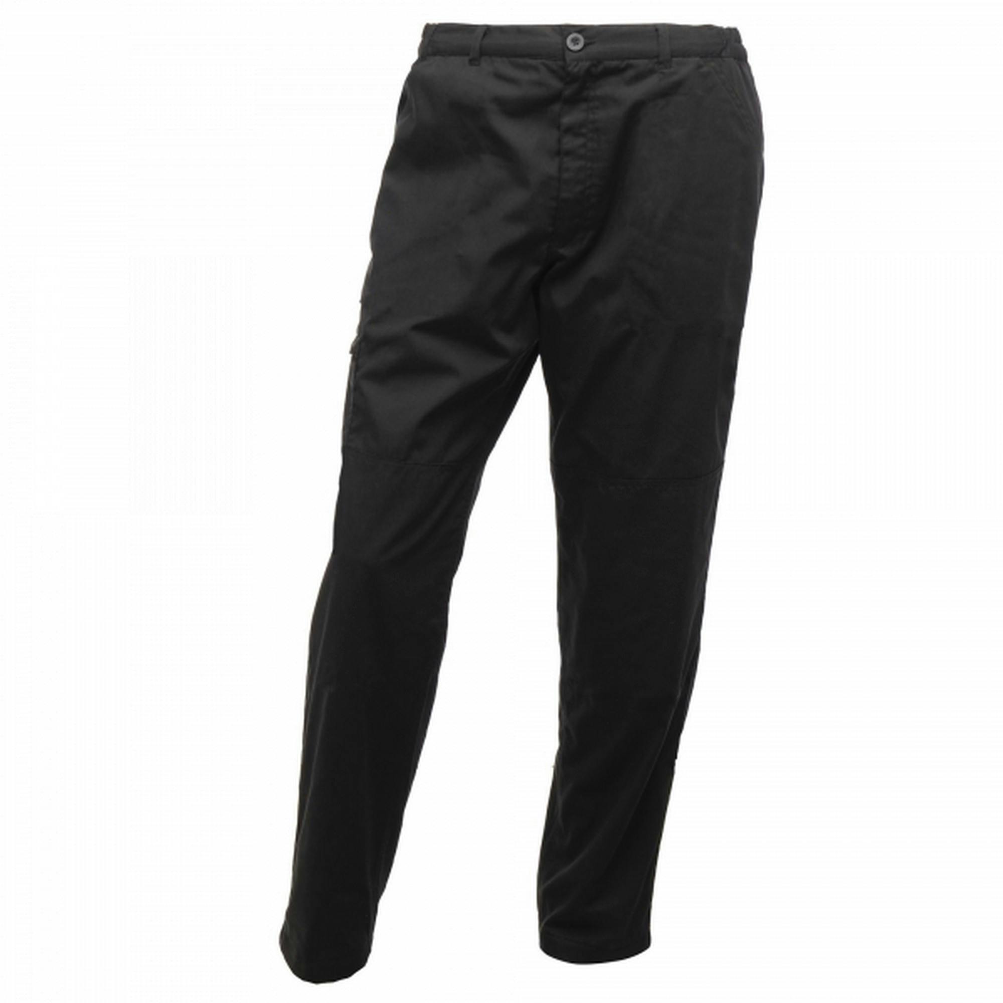 Regatta Men's Black Professional Waterproof Trousers - Traffic - 40In - Traffic - 65% Polyester/35% Cotton