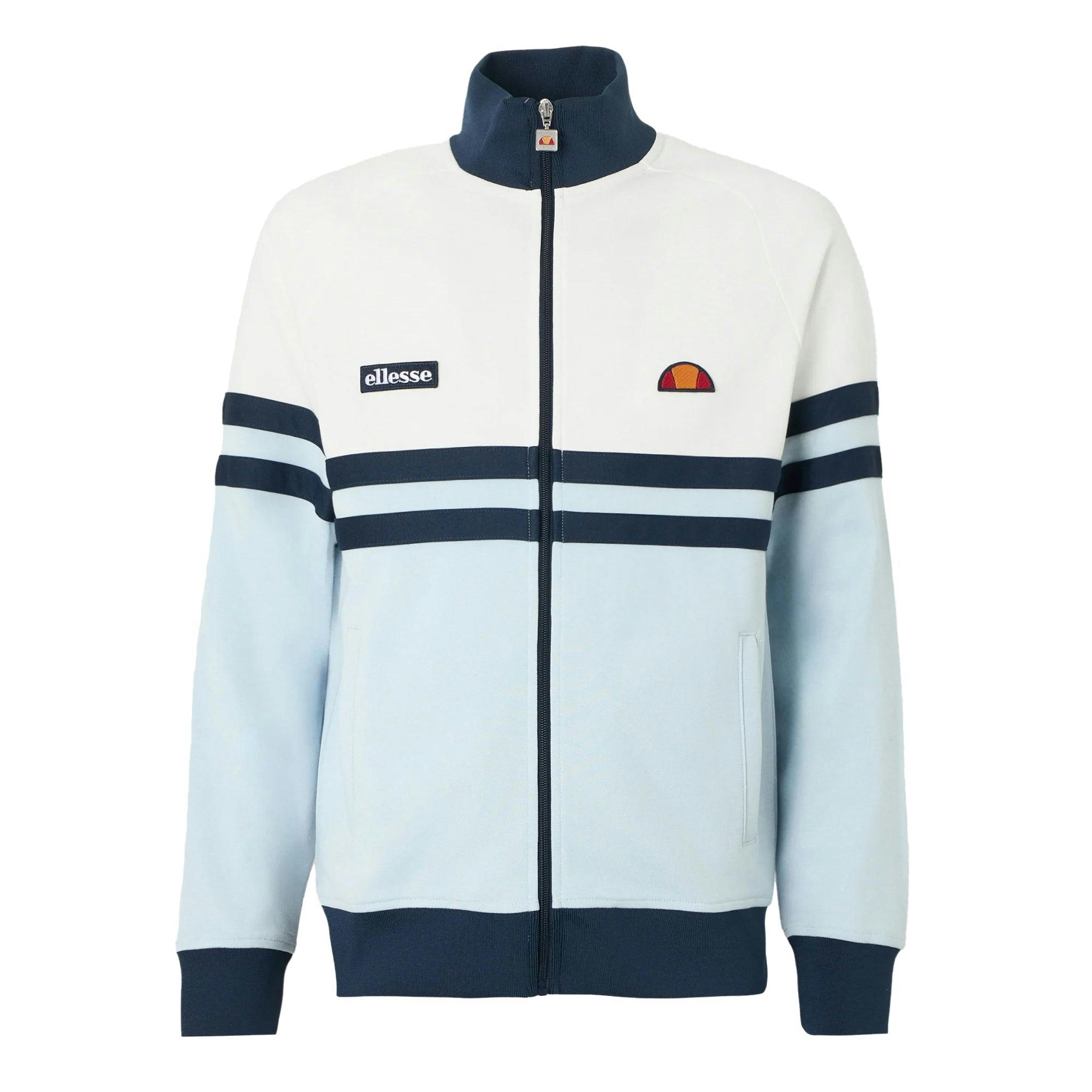 Ellesse White/Light/Blue Rimini Track Top Jacket Off / - Xl