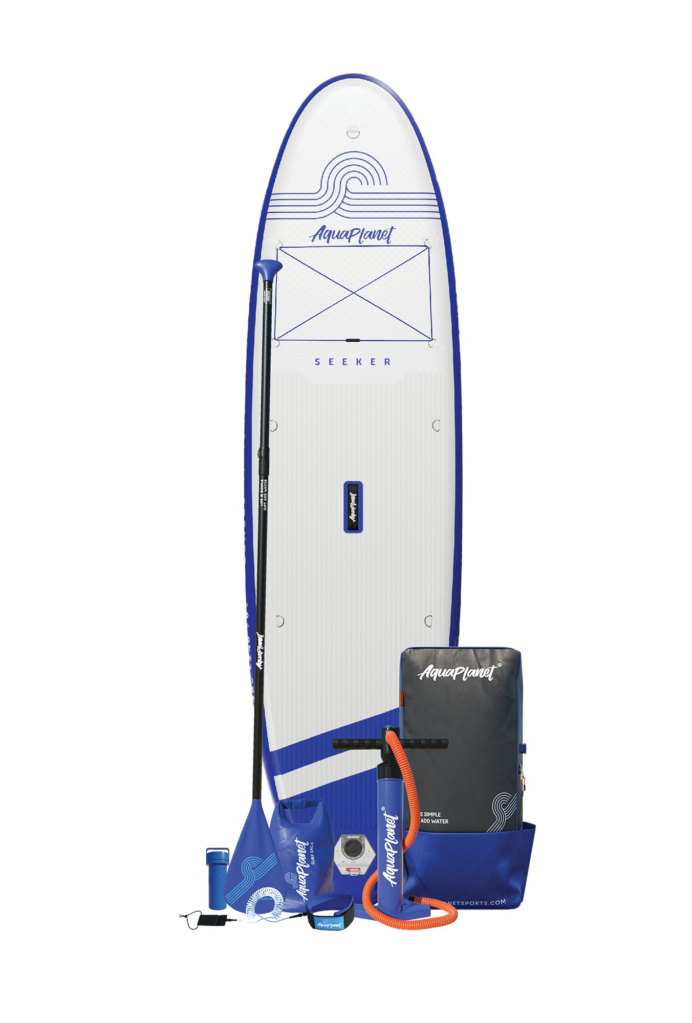 Aquaplanet Seeker 10’8" Inflatable Paddle Board Package