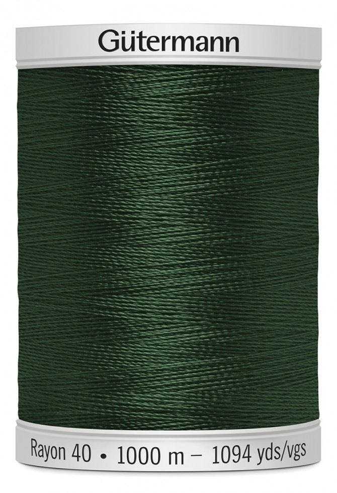 Gutermann No 40 Sulky Rayon Embroidery Thread 1000M Rayon Thread Suitable For Embroidery - 1174 - 1000 Metres