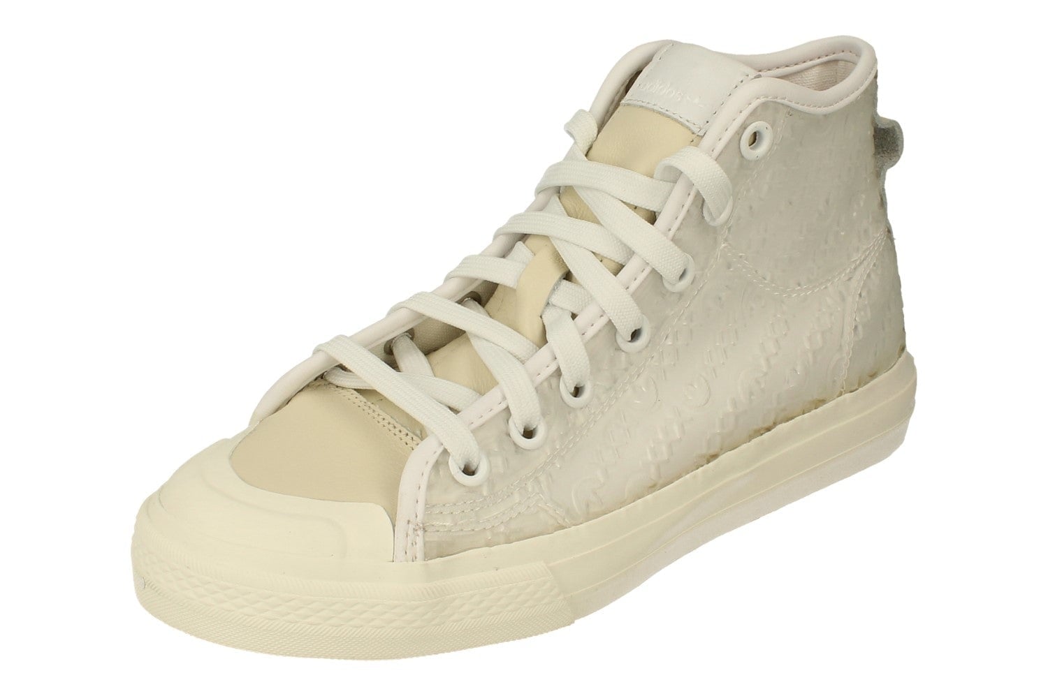 Adidas Men's White Originals Nizza Hi Rf Trainers Fx2418 - Uk 8 | Us 8.5 | Eu 42