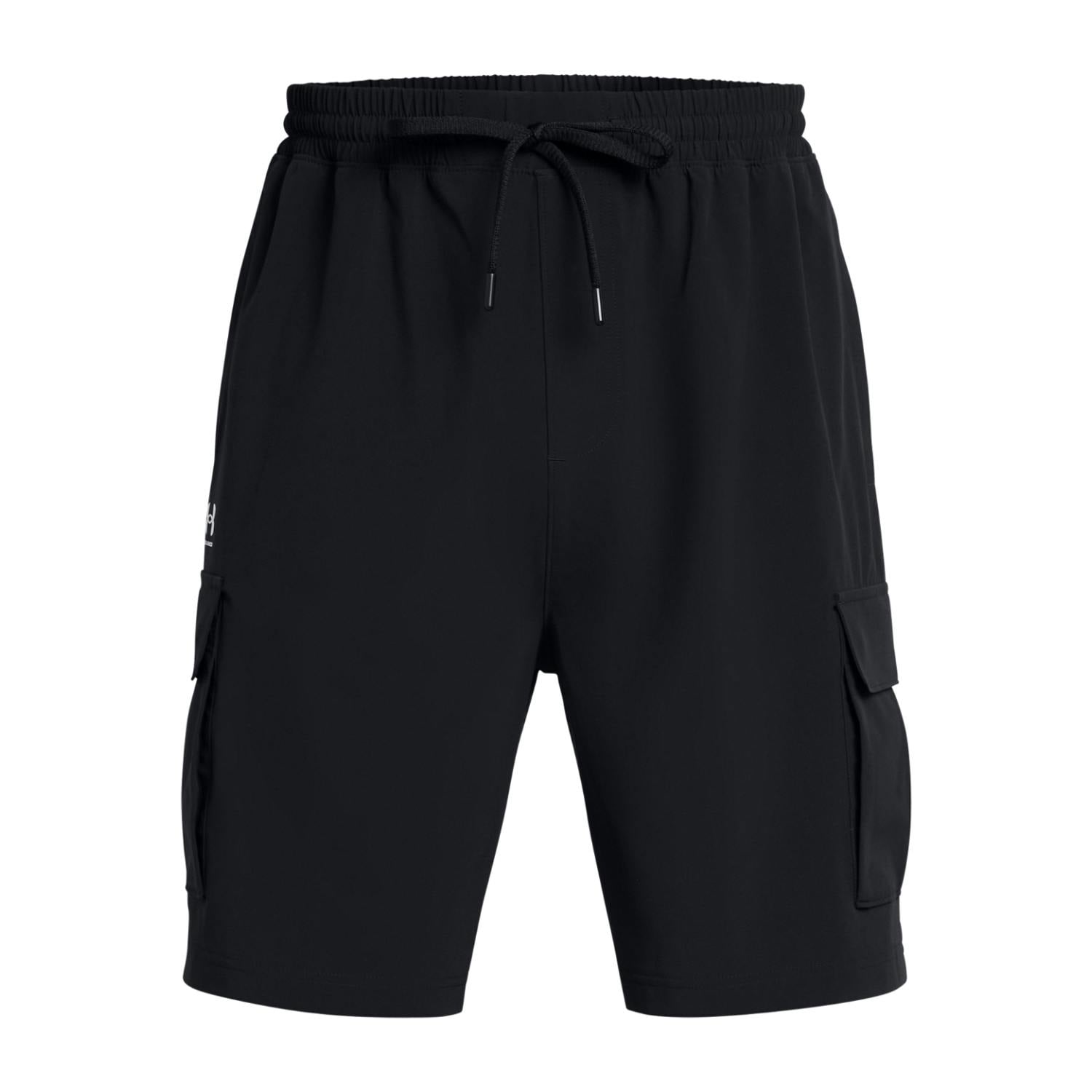 Under Armour Men's Black Vibe Cargo Shorts - Xl - 87% Polyester/13% Elastane