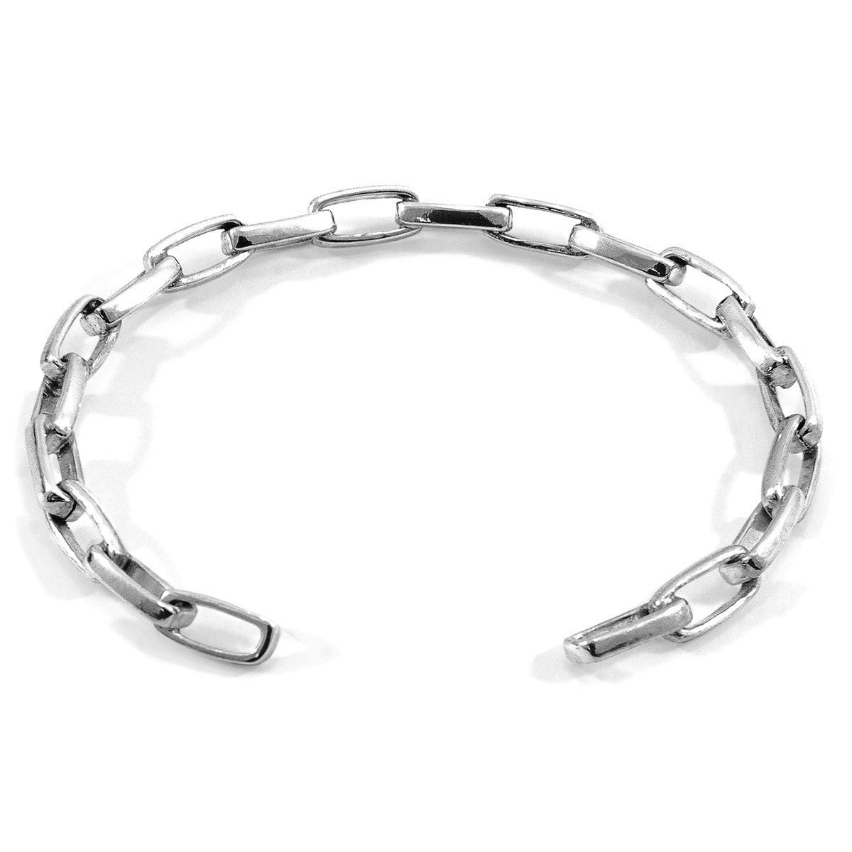 Anchor & Crew Silver Spiritsail Sail Chain Bangle - S - 19Cm