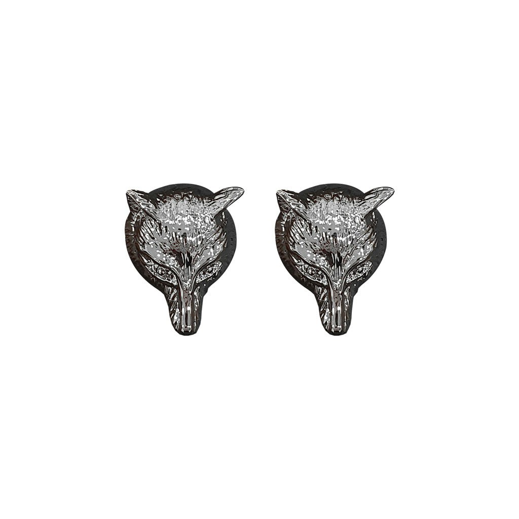 Heritage Traditions Silver/Light/Salmon Cufflinks - Fox