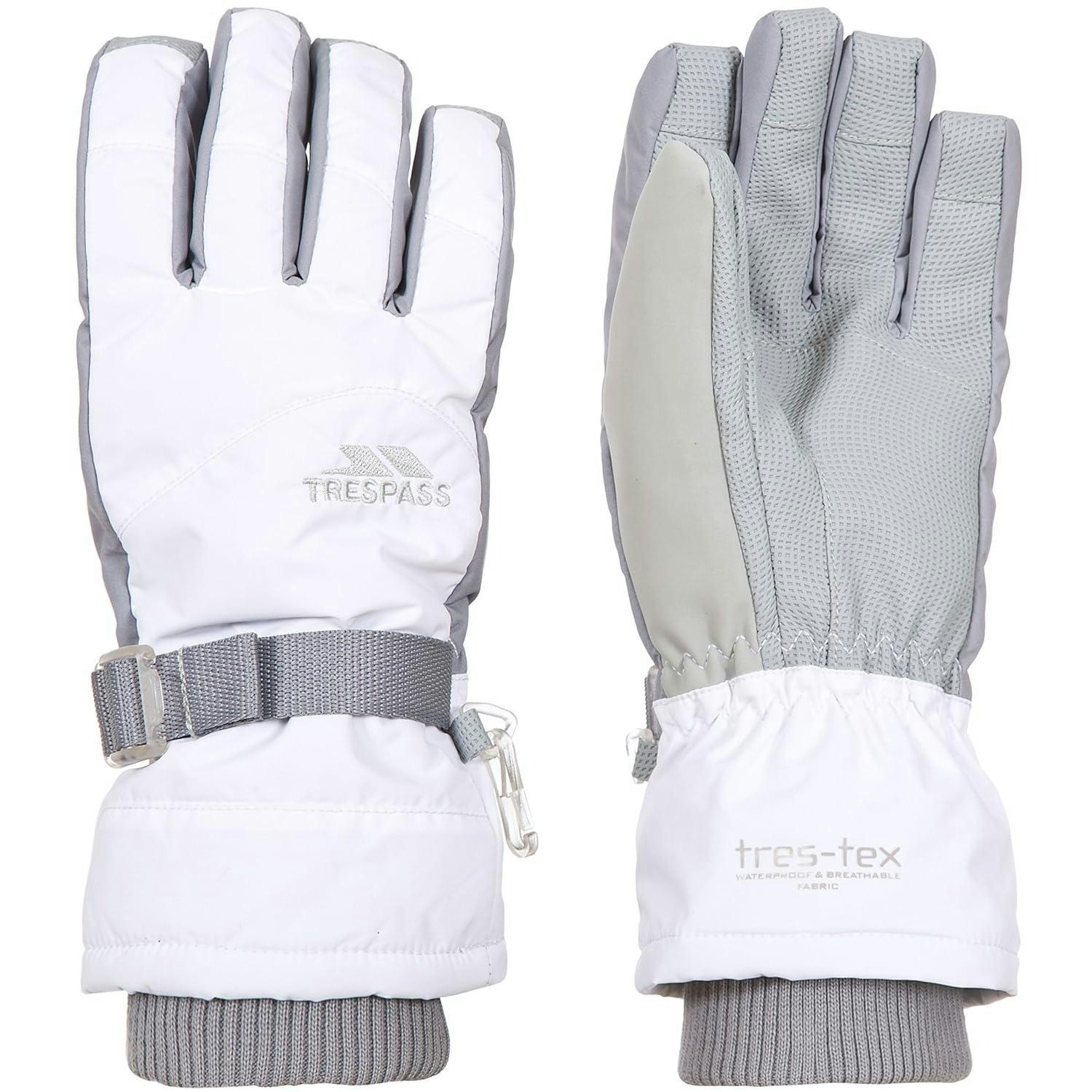 Trespass Women's White / Vizza Ii Gloves - Xl