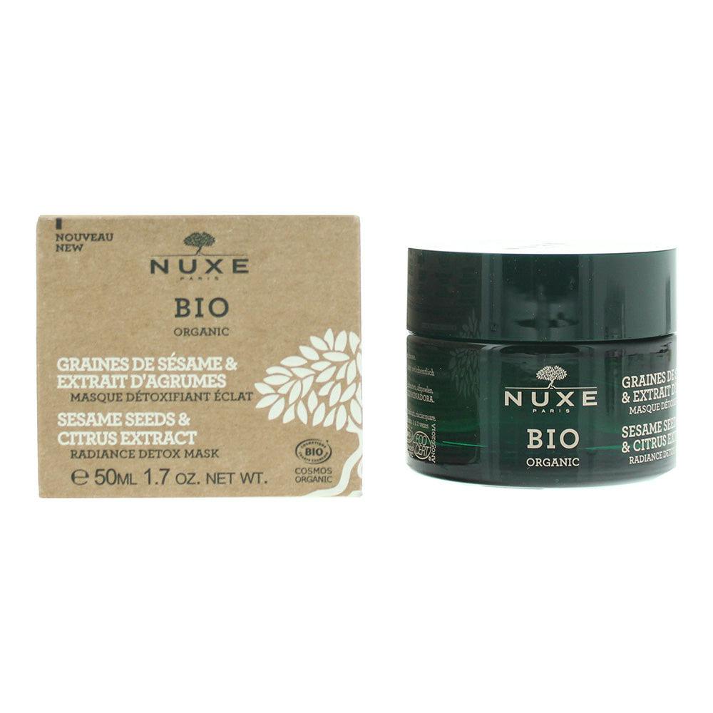 Nuxe Bio Organic Sesame Seeds Citrus Extract Radiance Detox Mask 50Ml
