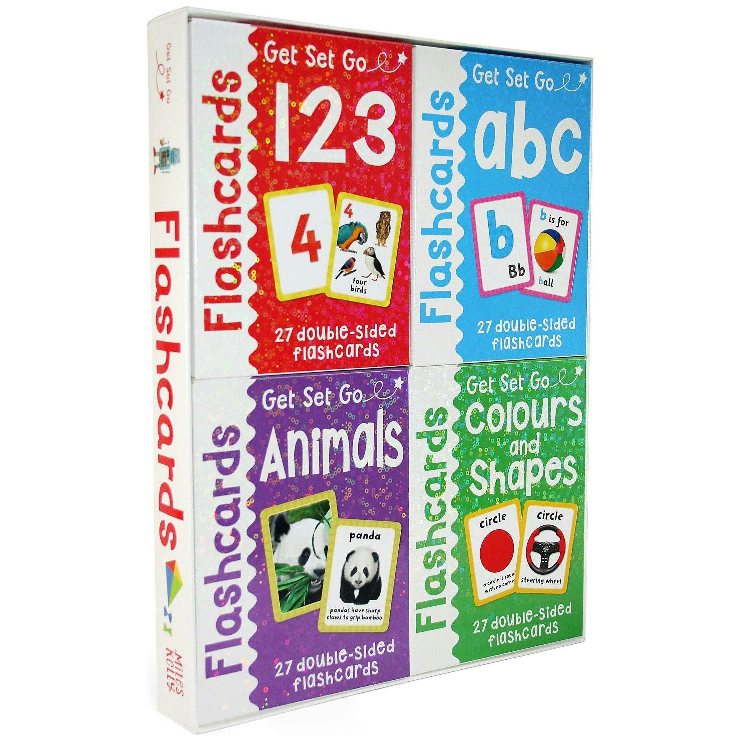 Get Set Go Wipe Clean Flashcards 4 Books Collection Set (ABC Letters, 123 Number - Image 12