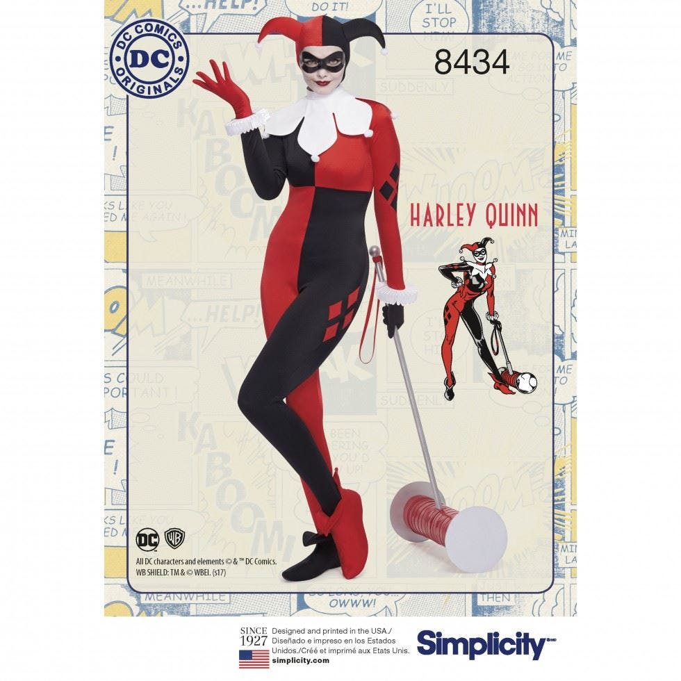 Simplicity Women's Sewing Pattern 8434, Costumes For Aa (10-12-14-16-18) - Intermediate - Bb (20W-28W)