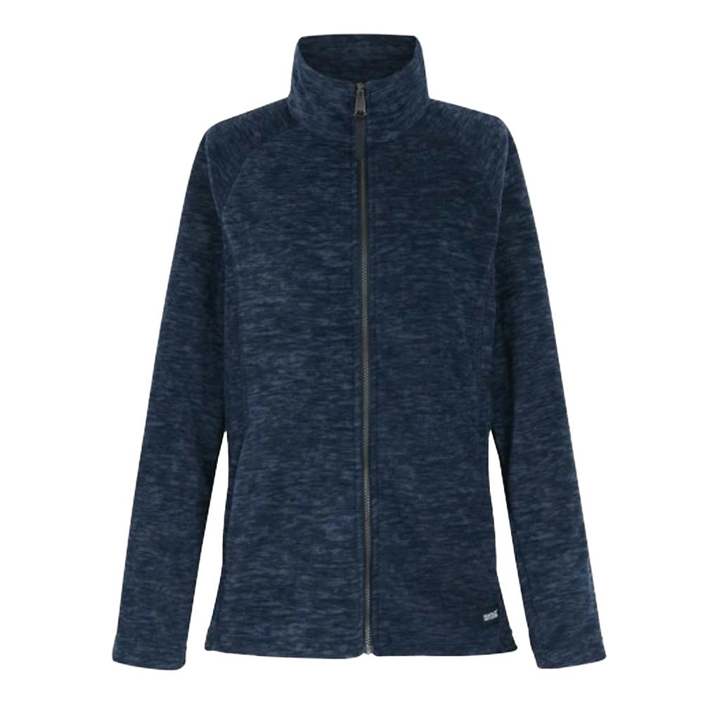Regatta Women's Mayse Full Zip Fleece Jacket - Navy - 8 Uk - Navy - 70% Polyester/30% Recycled Polyester
