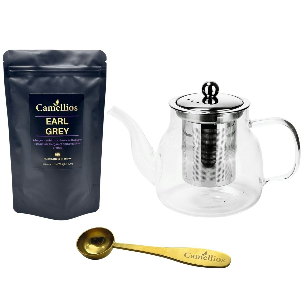Camellios Grey Loose Leaf Tea Gift Set - Earl