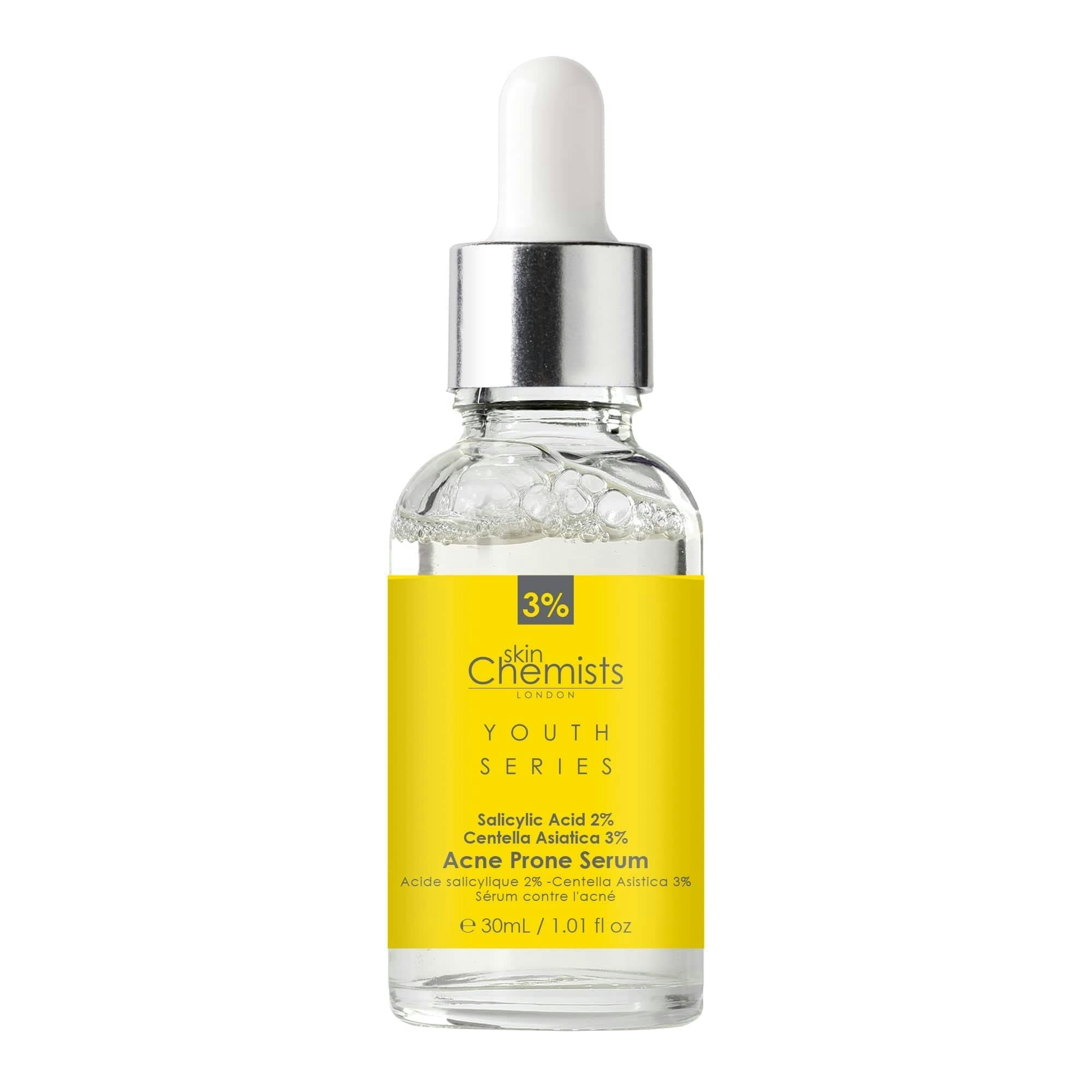 Skinchemists Youth Series Acne Prone Serum Salicylic Acid 2%, Centella Asiatica 3% 30Ml