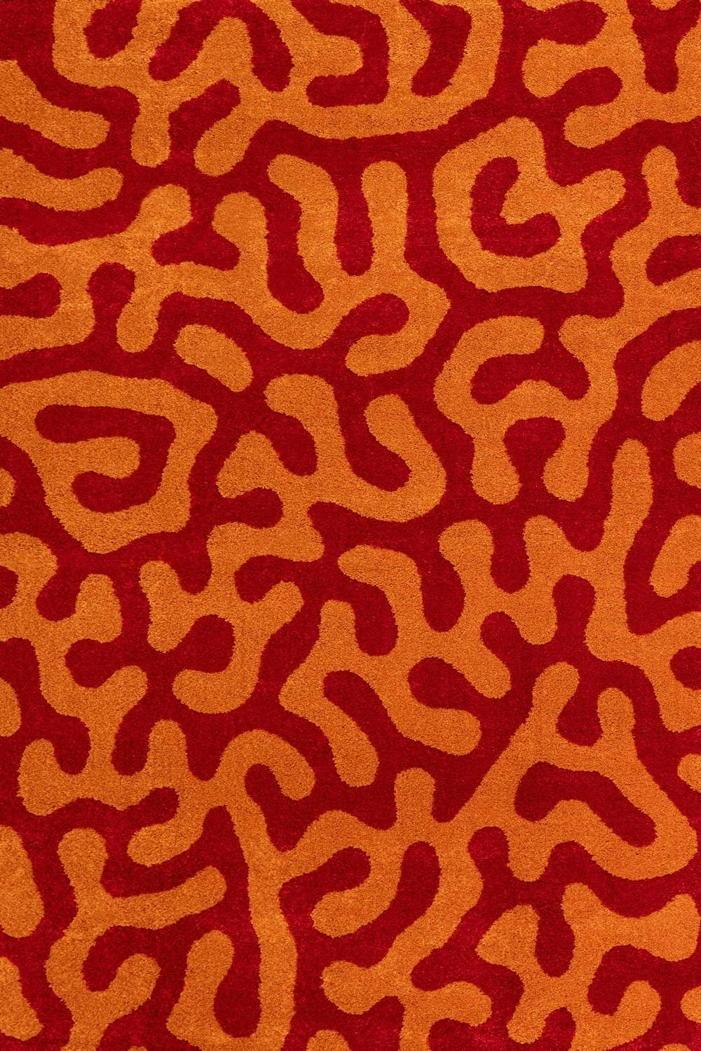 The Rugs Red/Orange Joli Doodle & Rug - 240X340 Cm
