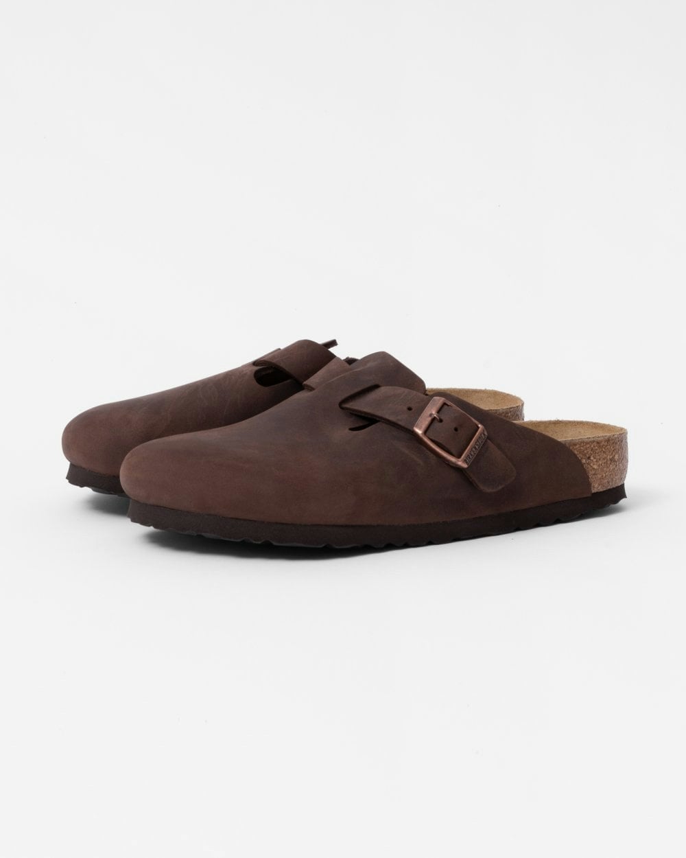 Birkenstock Unisex Boston Oiled Nubuck Leather Clogs - Habana - Habana - Uk5.5 Eu39 Regular