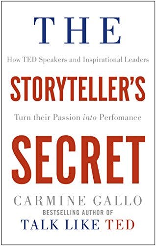 Various Publishers The Storyteller's Secret: How Ted Speakers And Inspirational Leaders Turn Their Passion Into Performance By Carmine Gallo