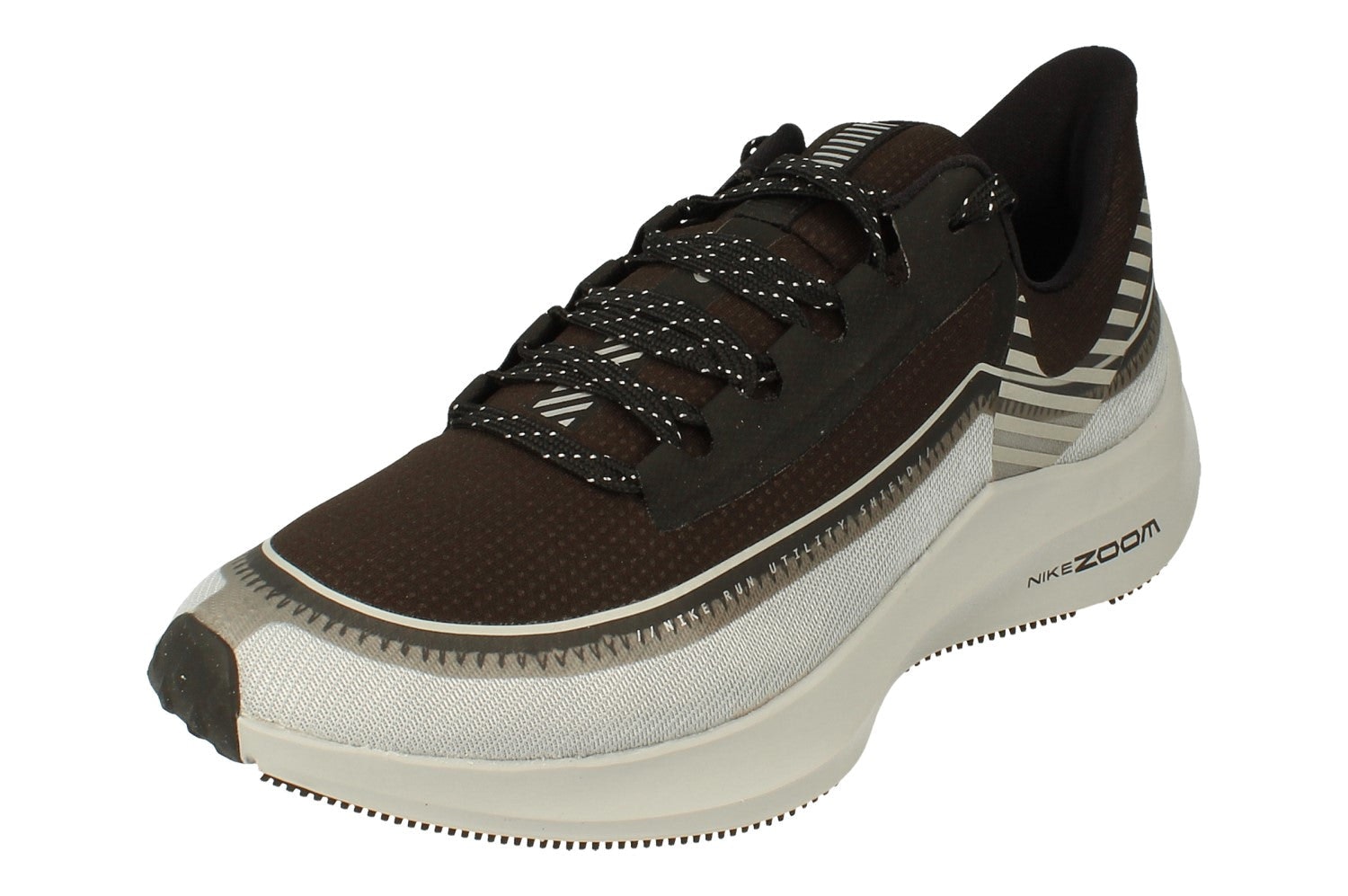 Nike Women's Black/Silver/Grey Zoom Winflo 6 Shield Bq3191 001 - Uk 5.5 | Us 8 | Eu 39