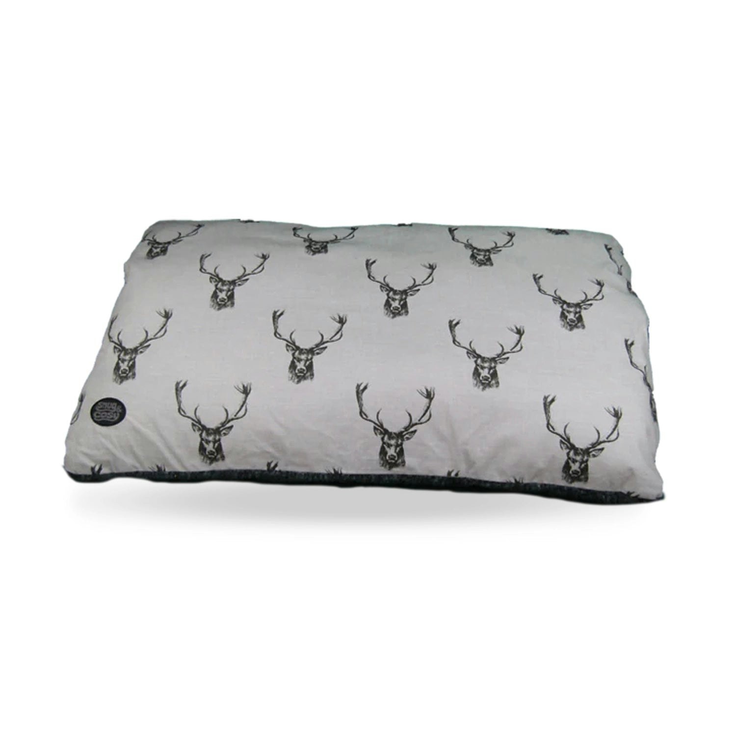 Snug And Cosy Pets Grey Stag Lounger - 120Cm X 70Cm