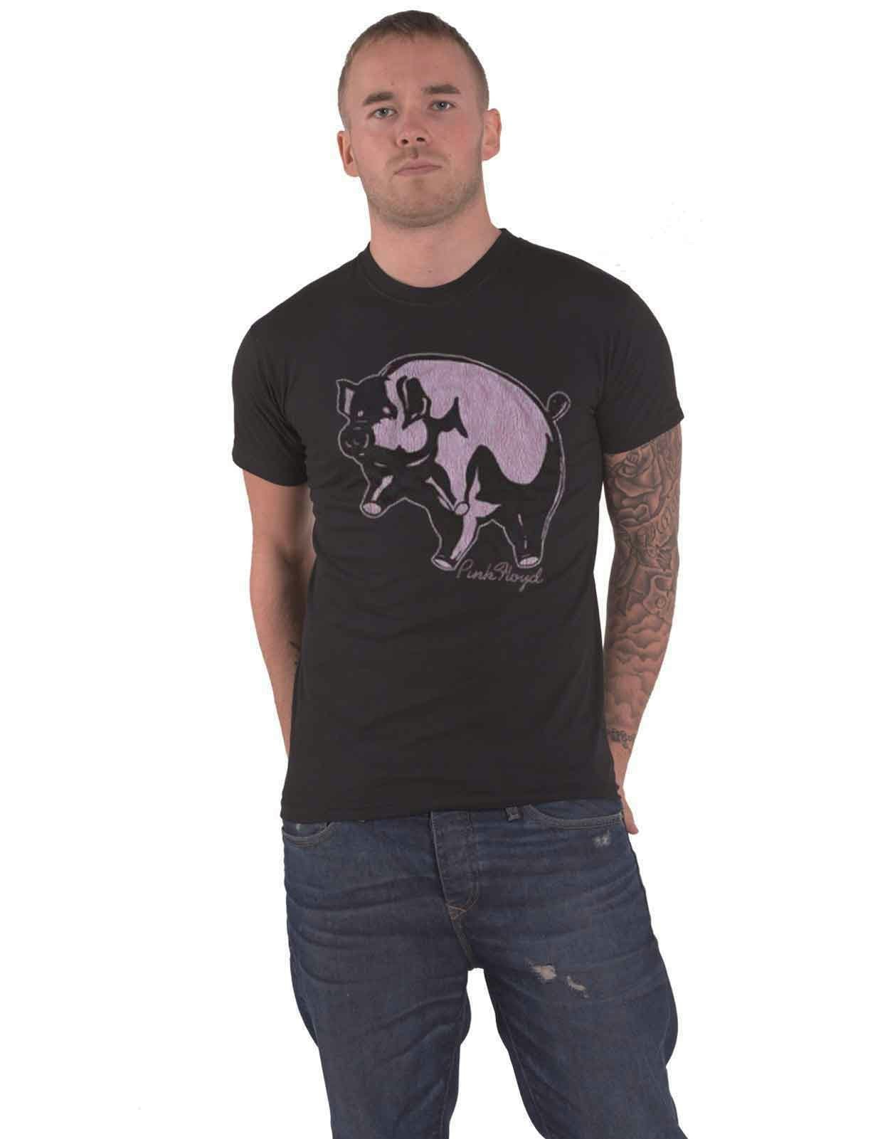 Paradiso Clothing Unisex Pink Floyd Animals Pig T Shirt - L