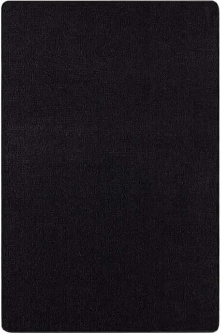 Rackhams Black Plain Design Rug - 160X240 Cm