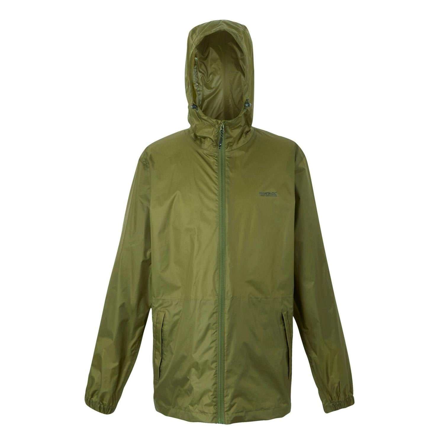Regatta Men's Green Pack It Iii Waterproof Jacket - Nephrite - 2XL - Nephrite - 100% Polyamide