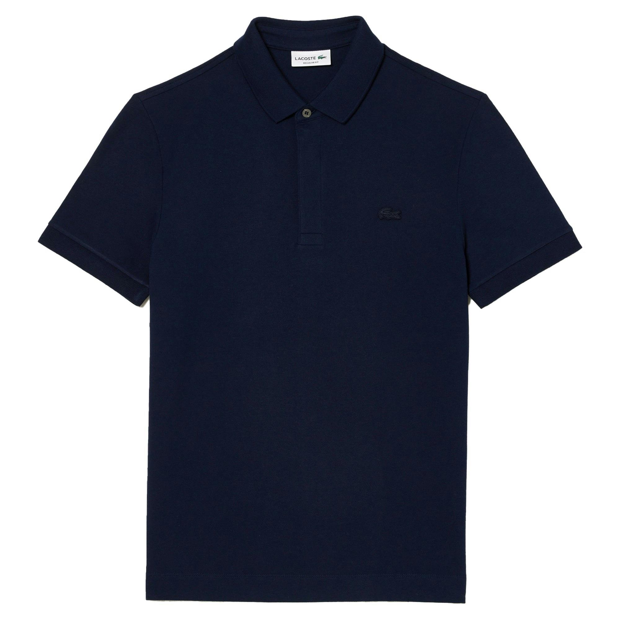 Lacoste Blue Ph5522 Paris Stretch Pique Polo - Navy - Medium