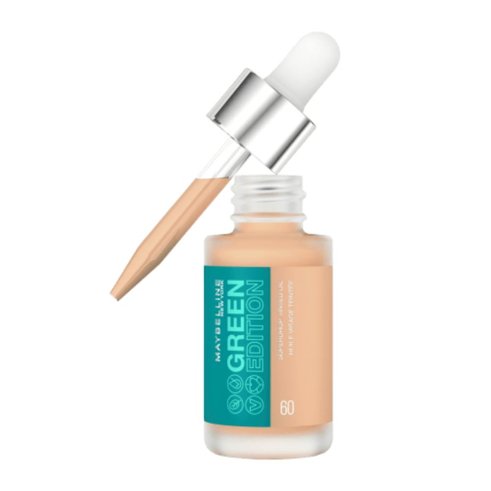 Maybelline New York Green Edition Superdrop Tinted Oil Foundation 20Ml - Shade 60 - 60