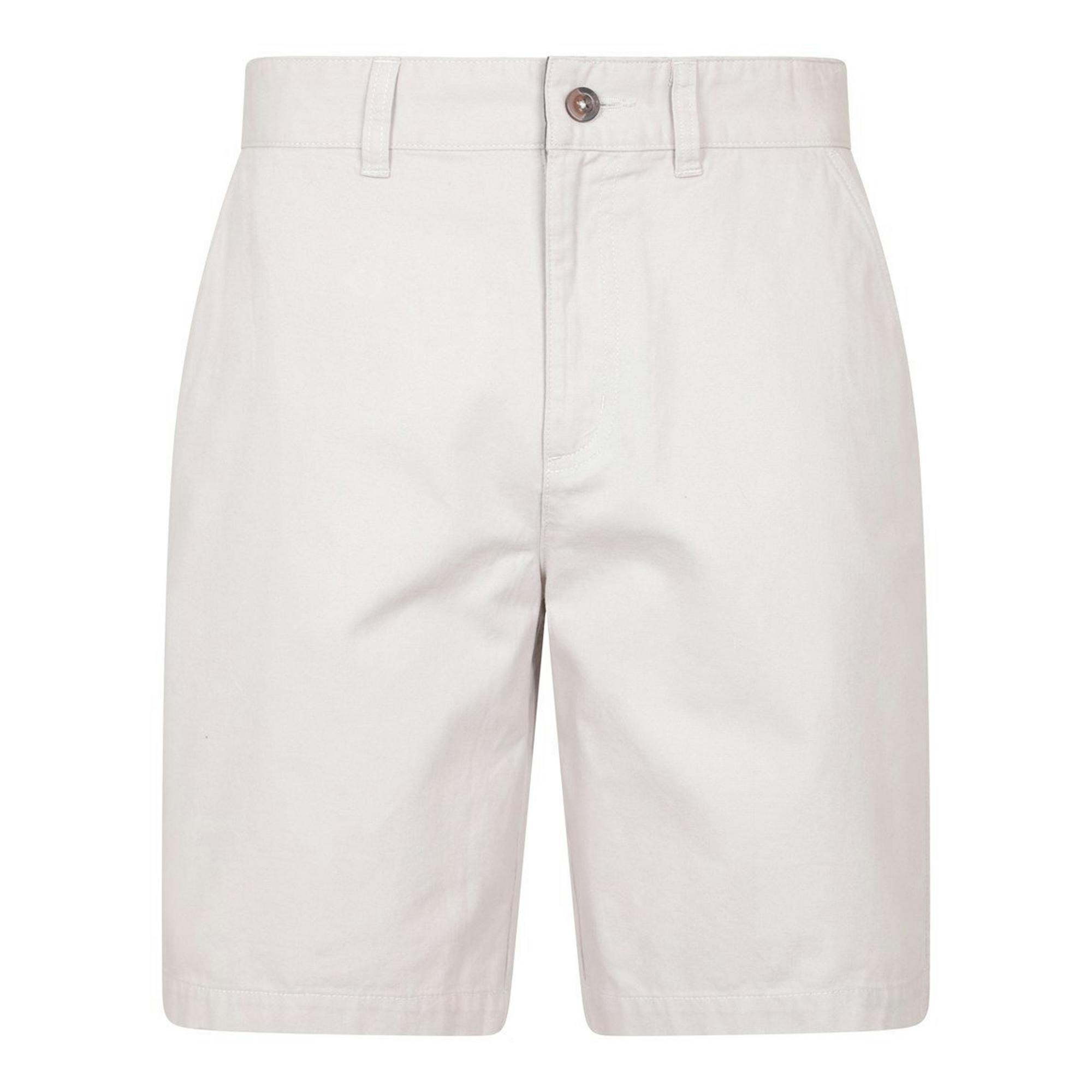 Mountain Warehouse Men's White Organic Chino Shorts - Off - 36R - Off - 100% Cotton