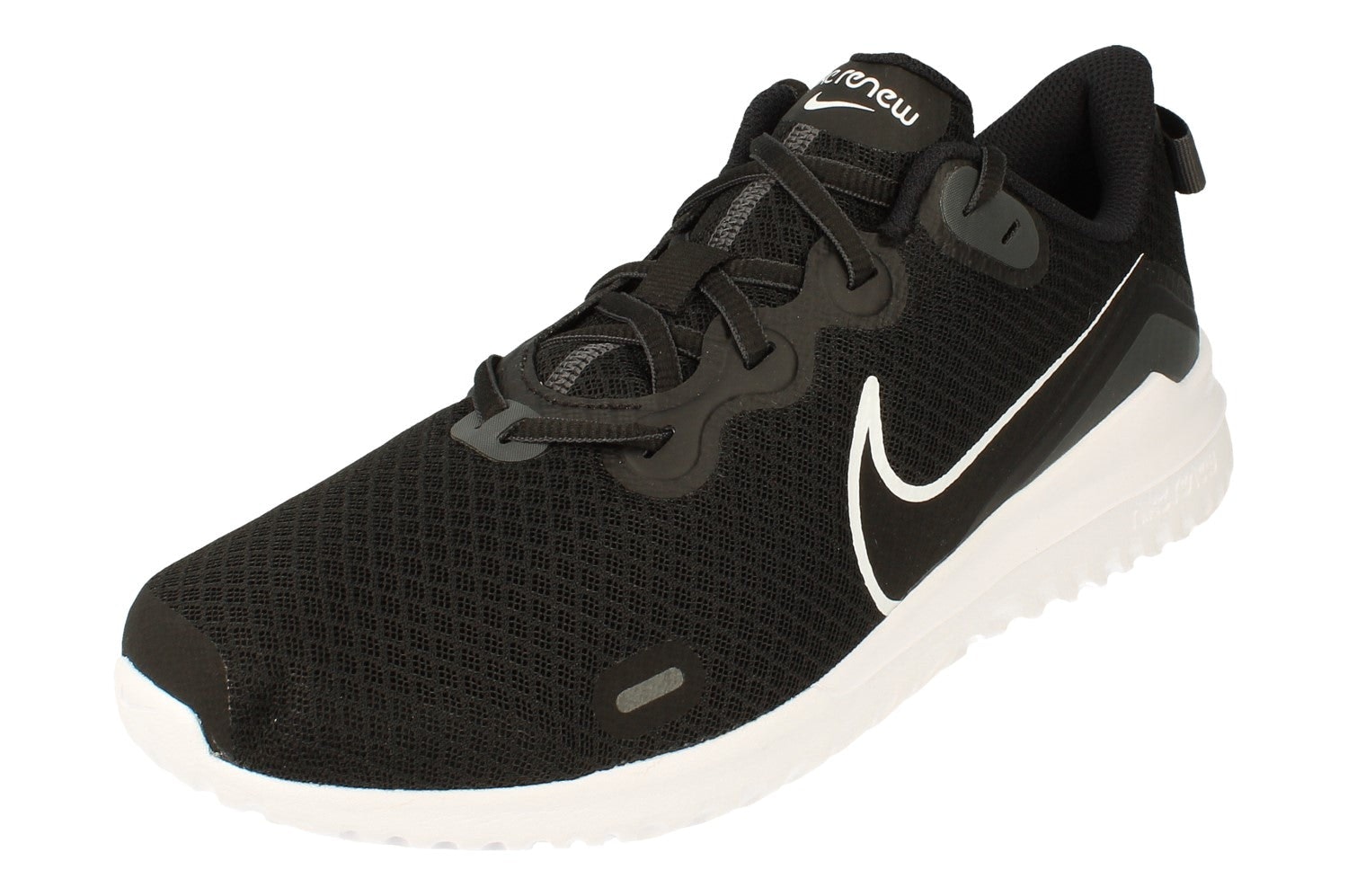 Nike Men's Black/White/Dark Renew Ride Cd0311 001 - Uk 8.5 | Us 9.5 | Eu 43