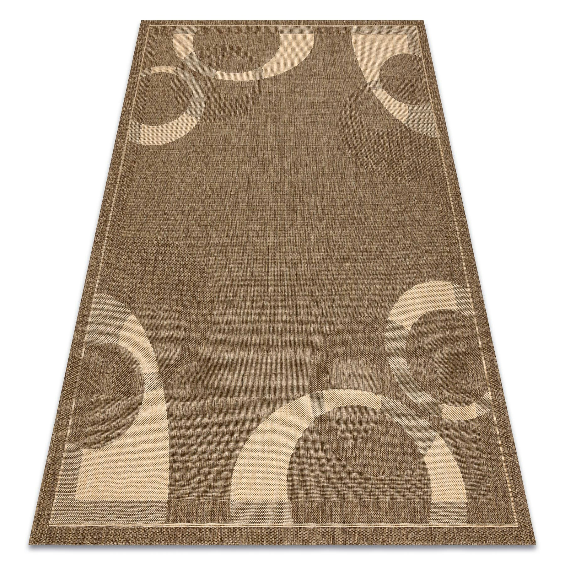 Rugsx Brown Floorlux Rug - Polypropylene - 80Cm X 150Cm