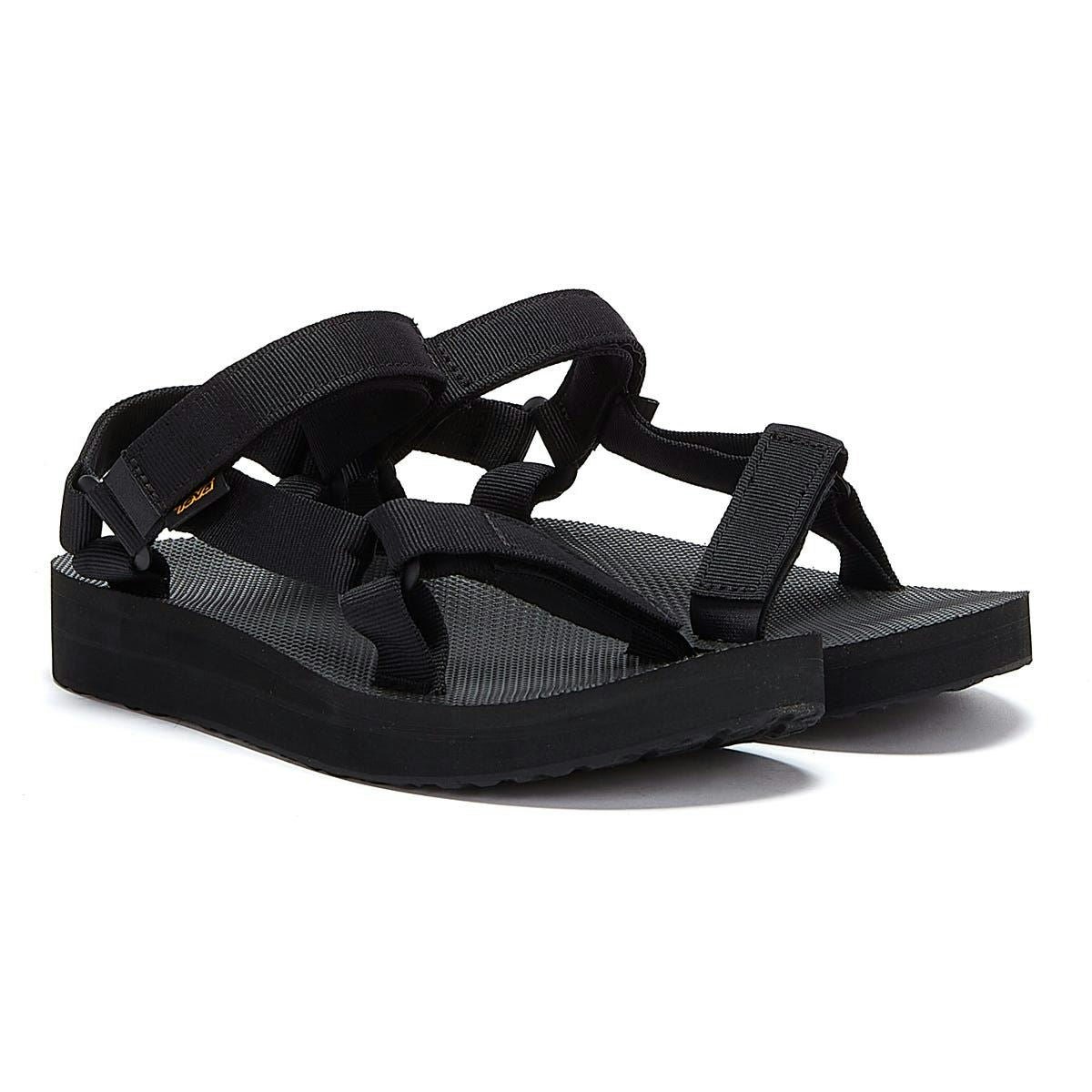 Teva Women's Black Midform Universal / Sandals - Uk 5 / Eu 38 / Us 7