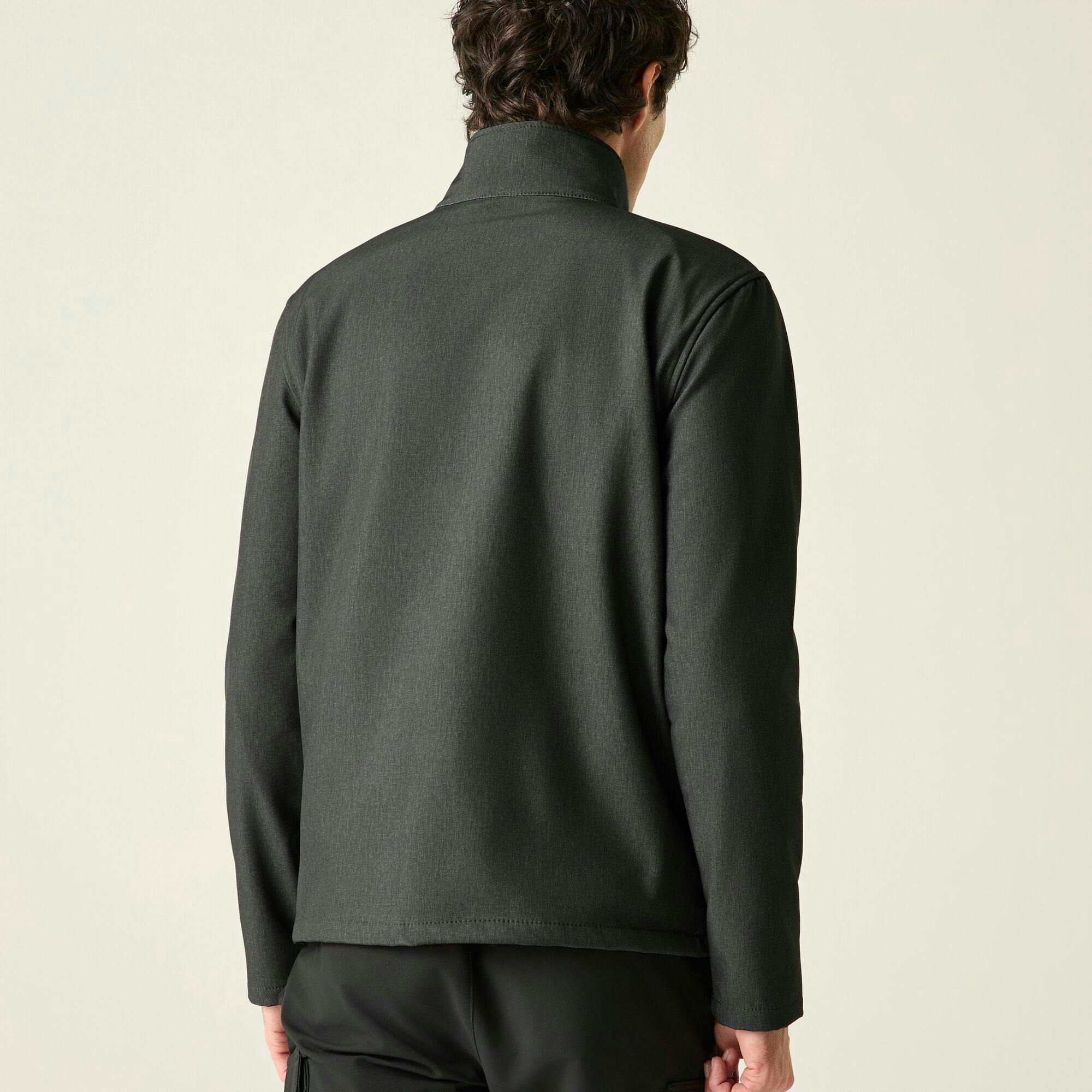 Regatta Men's Cera V Wind Resistant Soft Shell Jacket - Ash Marl - Xxl - Ash Marl - 96% Polyester/4% Elastane