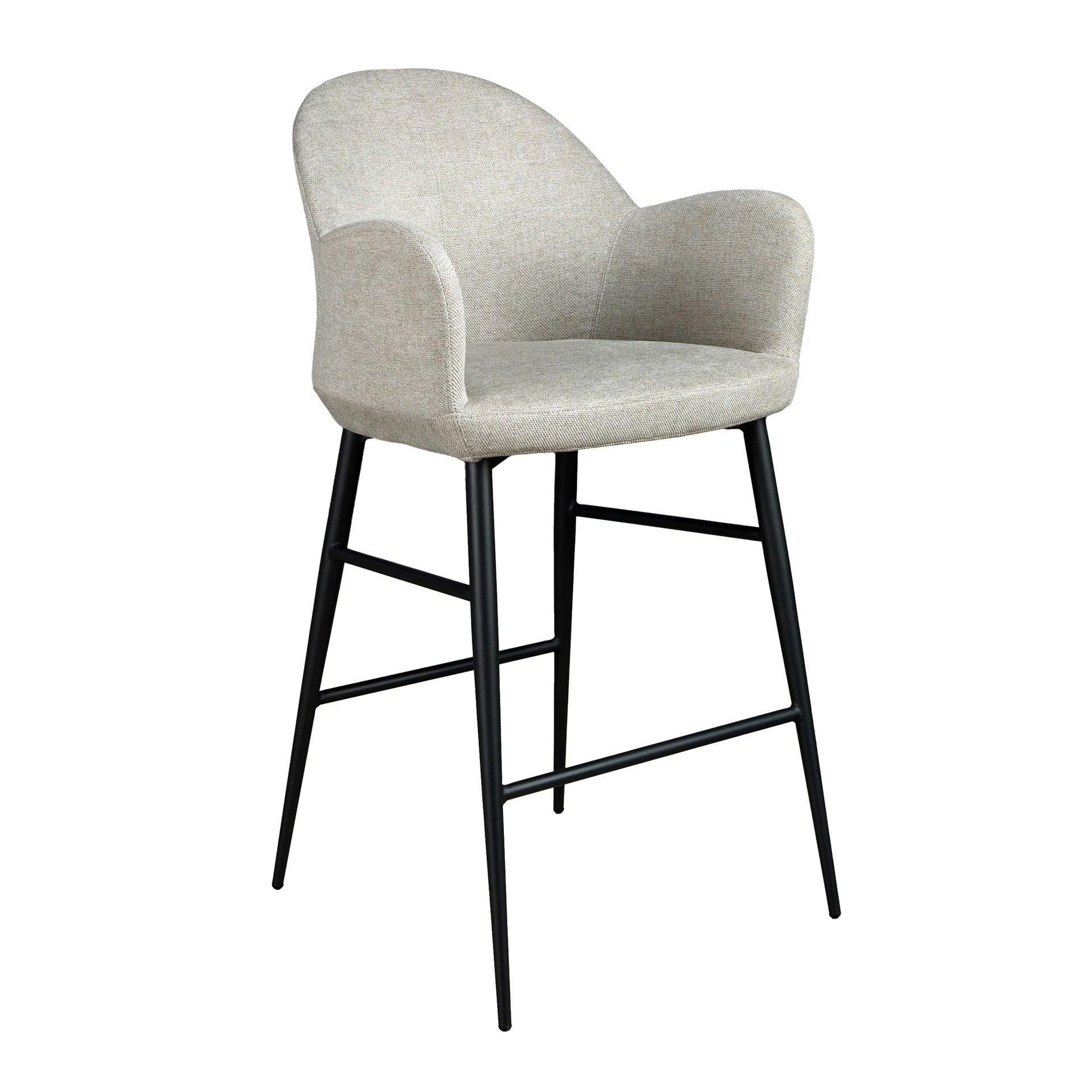 Angel Cerdá Light/Grey Fabric Stool 4174