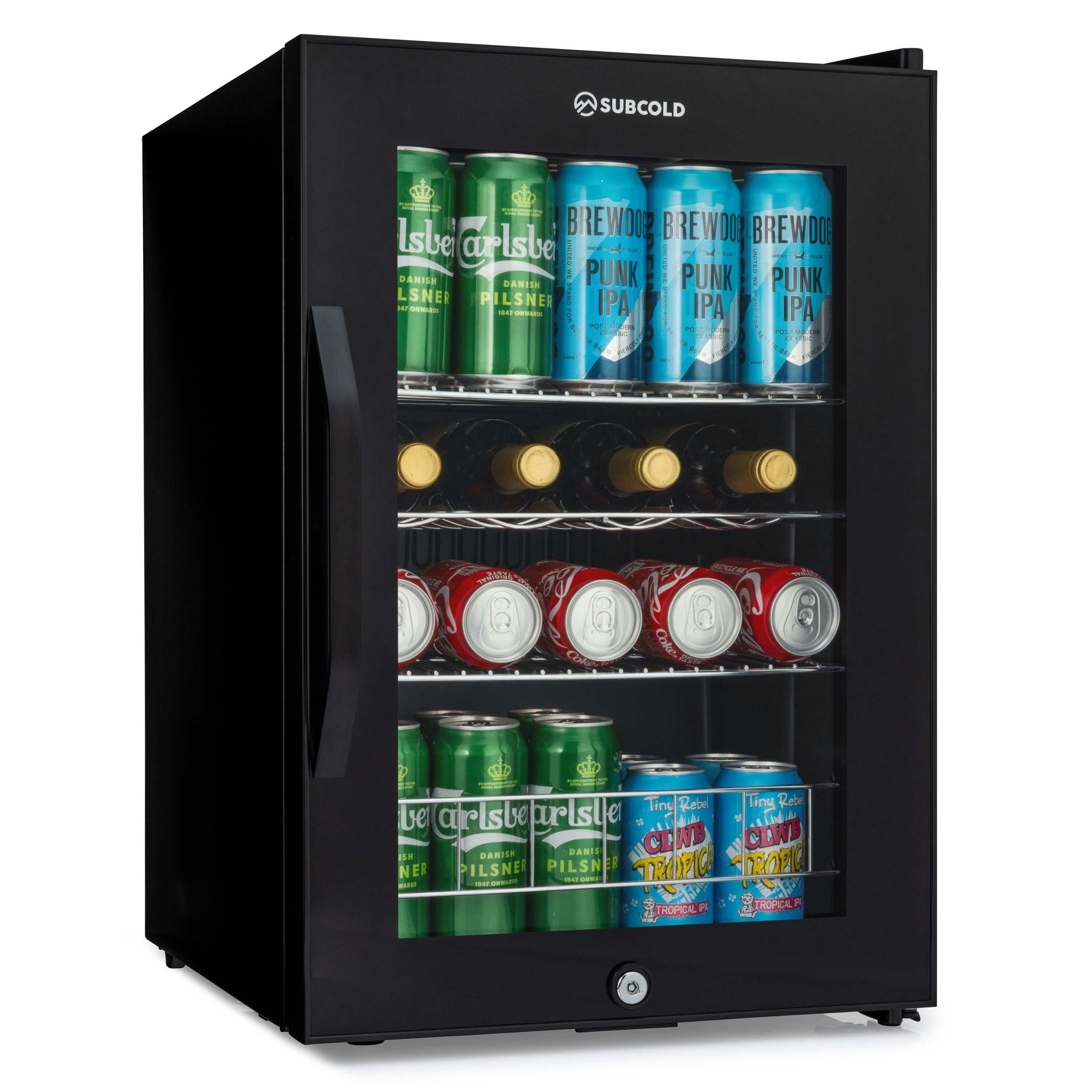 Subcold Black Ace 65 Led Touch Control Beer Fridge