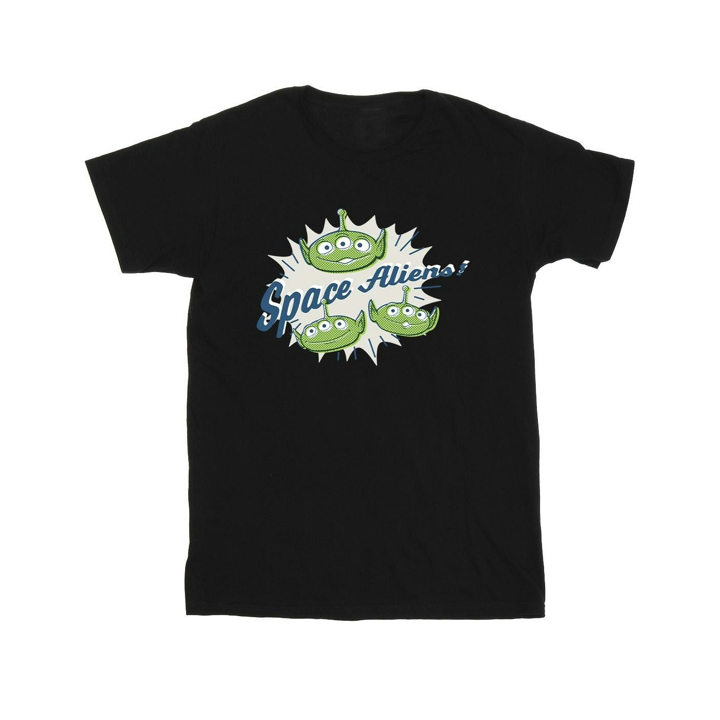 Disney Men's Black Toy Story Aliens T-Shirt - 5XL
