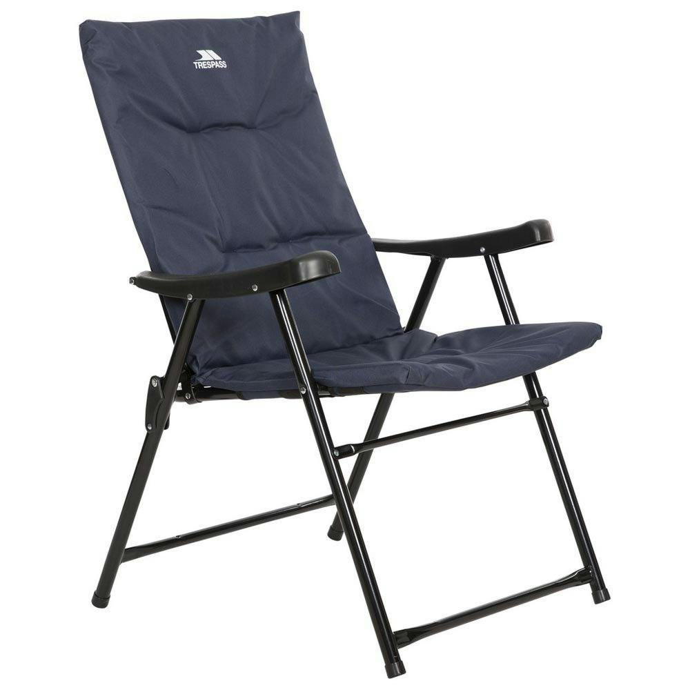 Trespass Paddy Padded Folding Chair - Navy - One Size