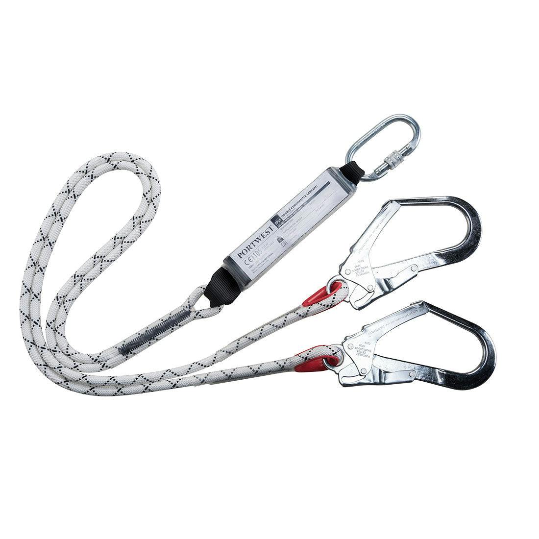 Lanyard Portwest FP55 Double Kernmantle 1.8m Shock Absorber Elasticated Safety - Image 7