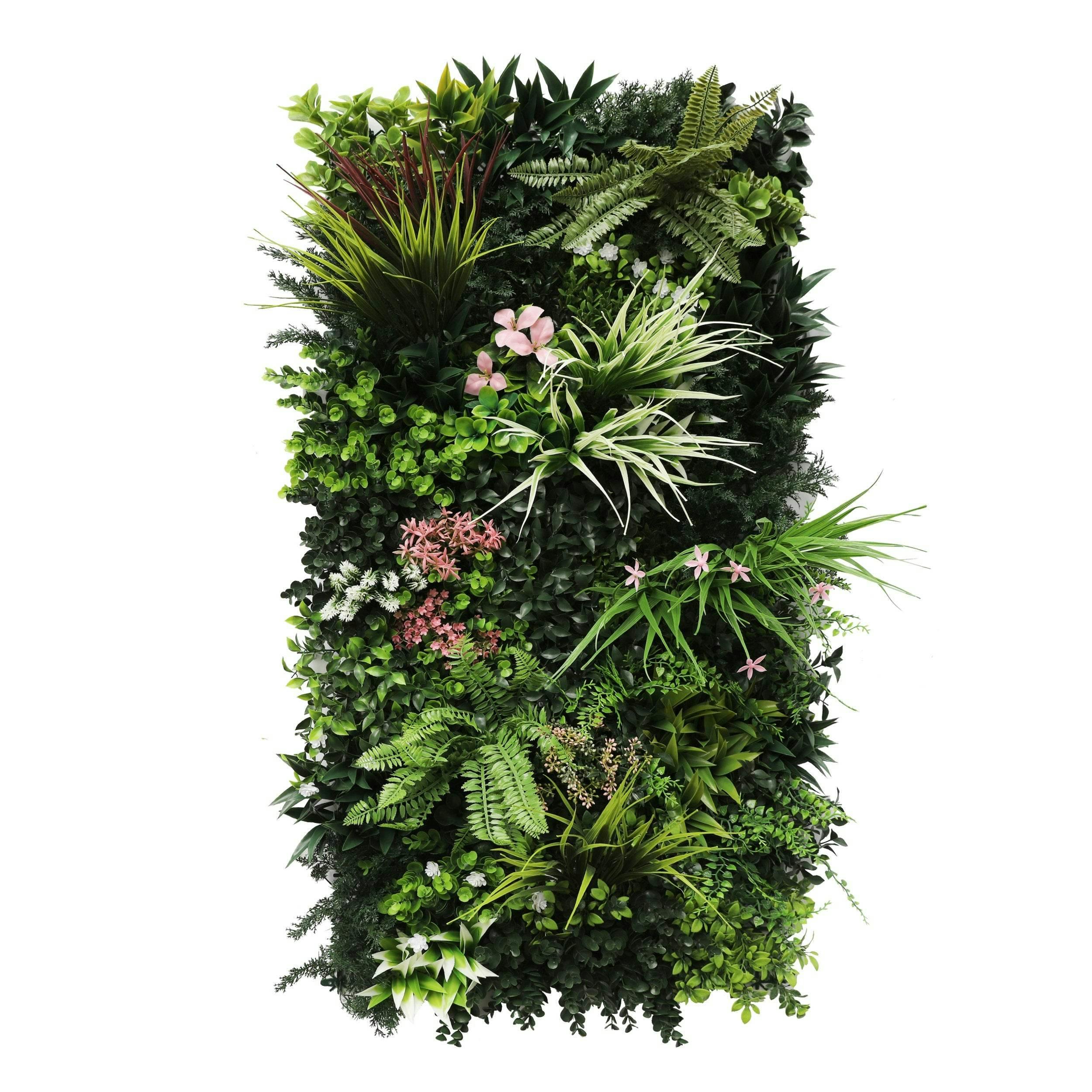 True Products Green Premium Artificial Plants Wall Panel 1M X 50Cm - Florence C